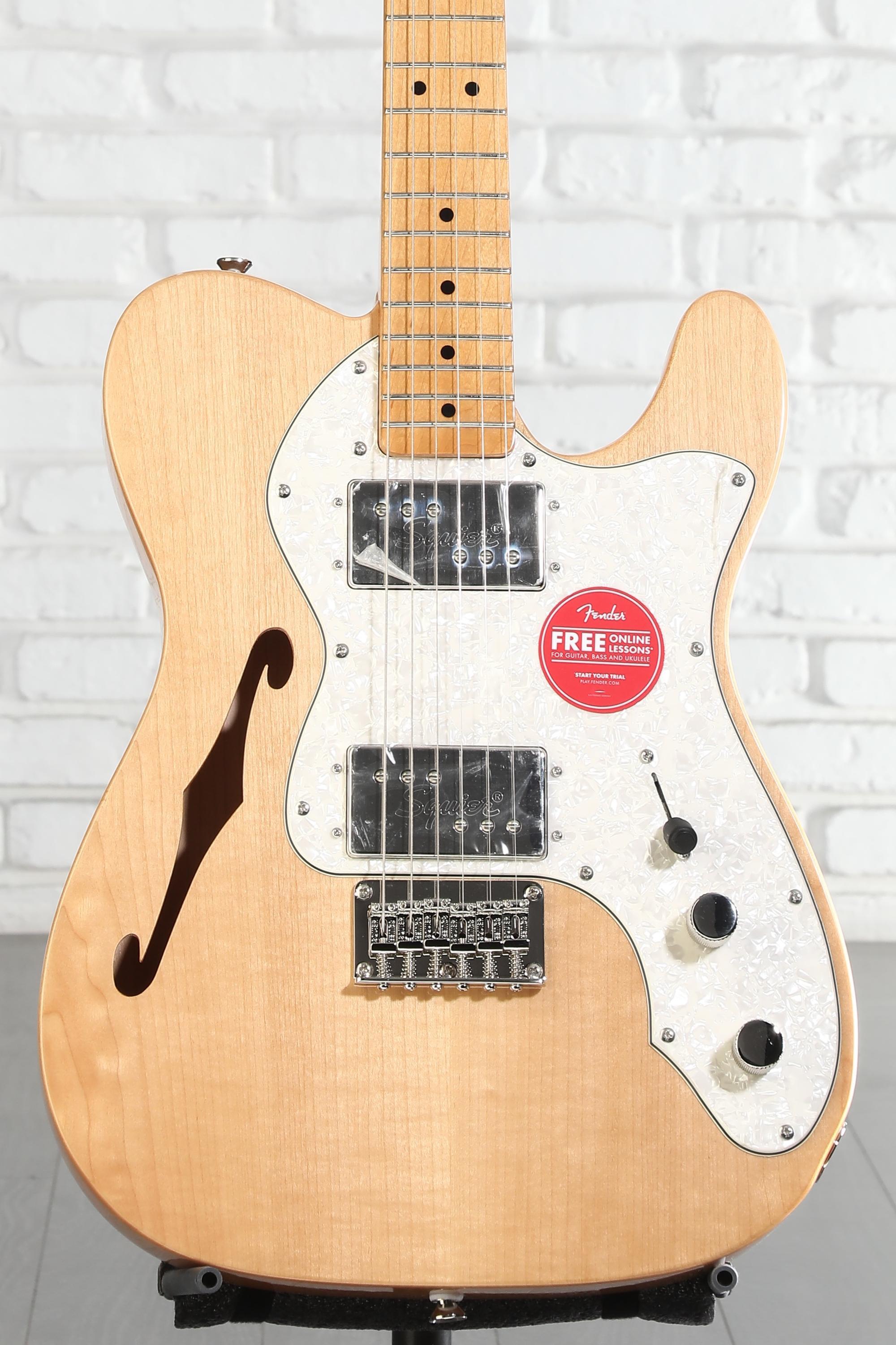 Squier シンライン Classic Vive '70s Squier Classic Vibe '70s Telecaster Thinline - 3-Tone Sunburst