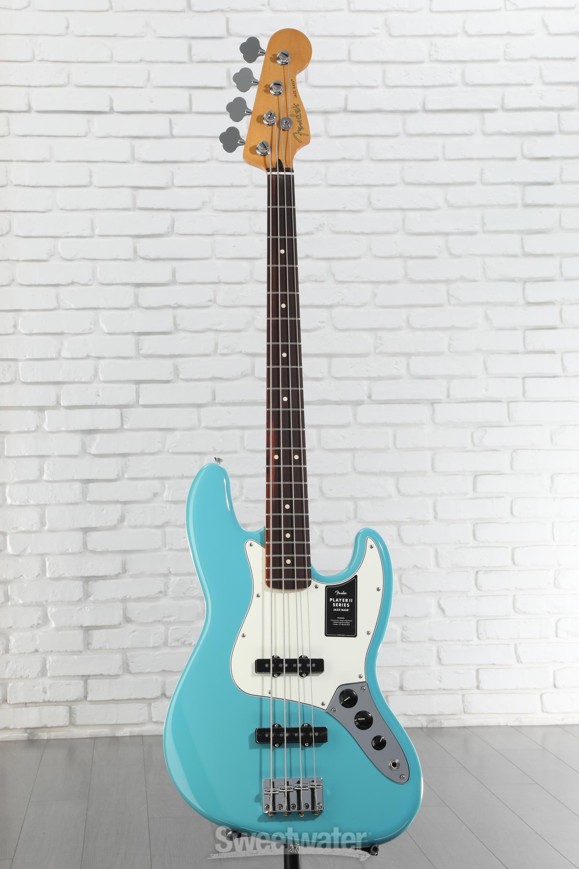 Fender Player II Jazz Bass - Aquatone Blue with Rosewood