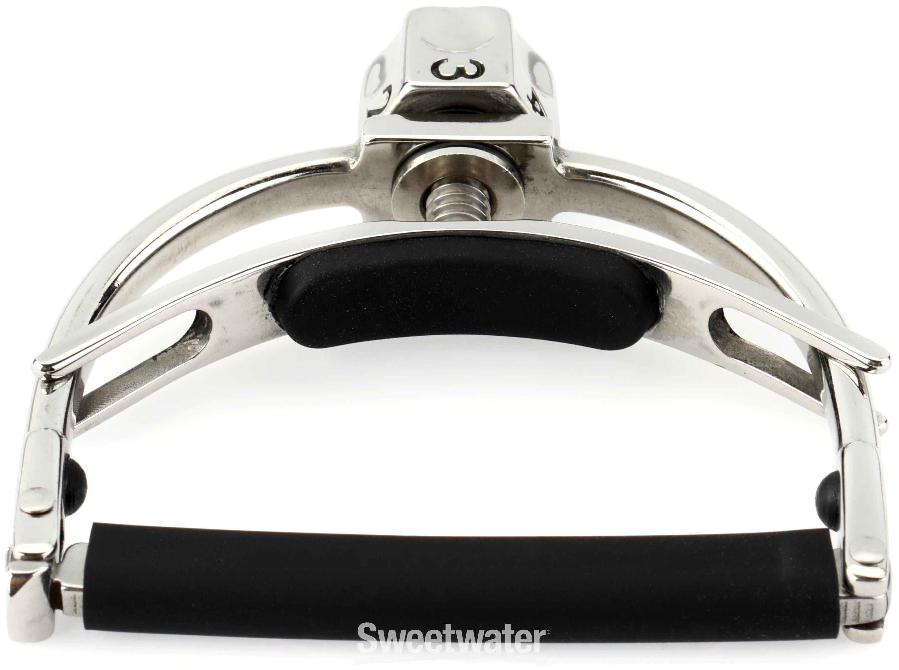 Shubb F1 FineTune Yoke Capo for Steel-string Guitars - Stainless Steel