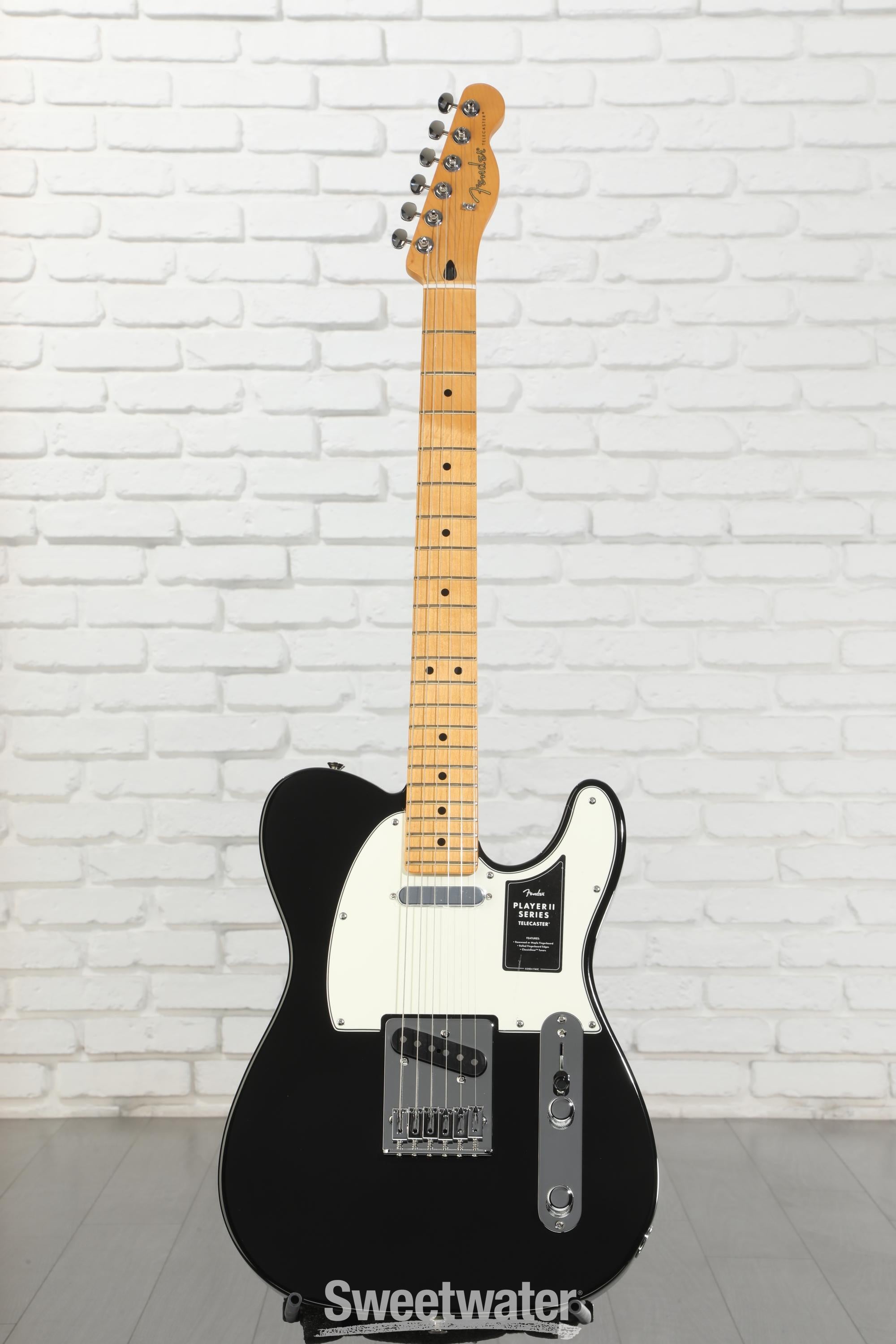 Fender Player II Telecaster Electric Guitar - Black with Maple