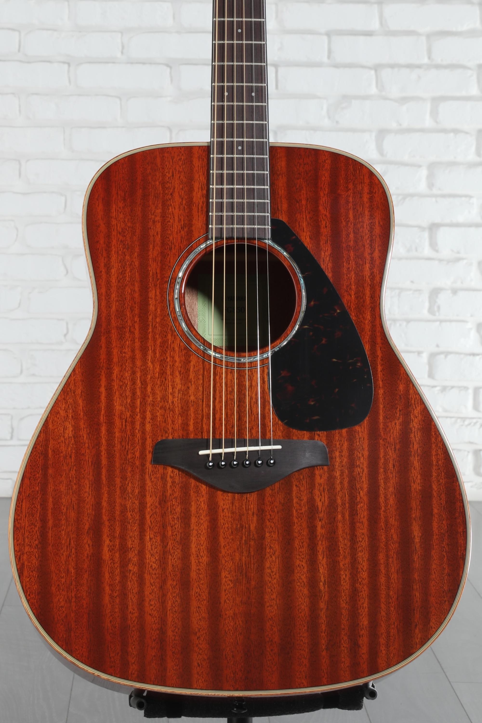 Yamaha FG850 Dreadnought Acoustic Guitar - Natural | Sweetwater