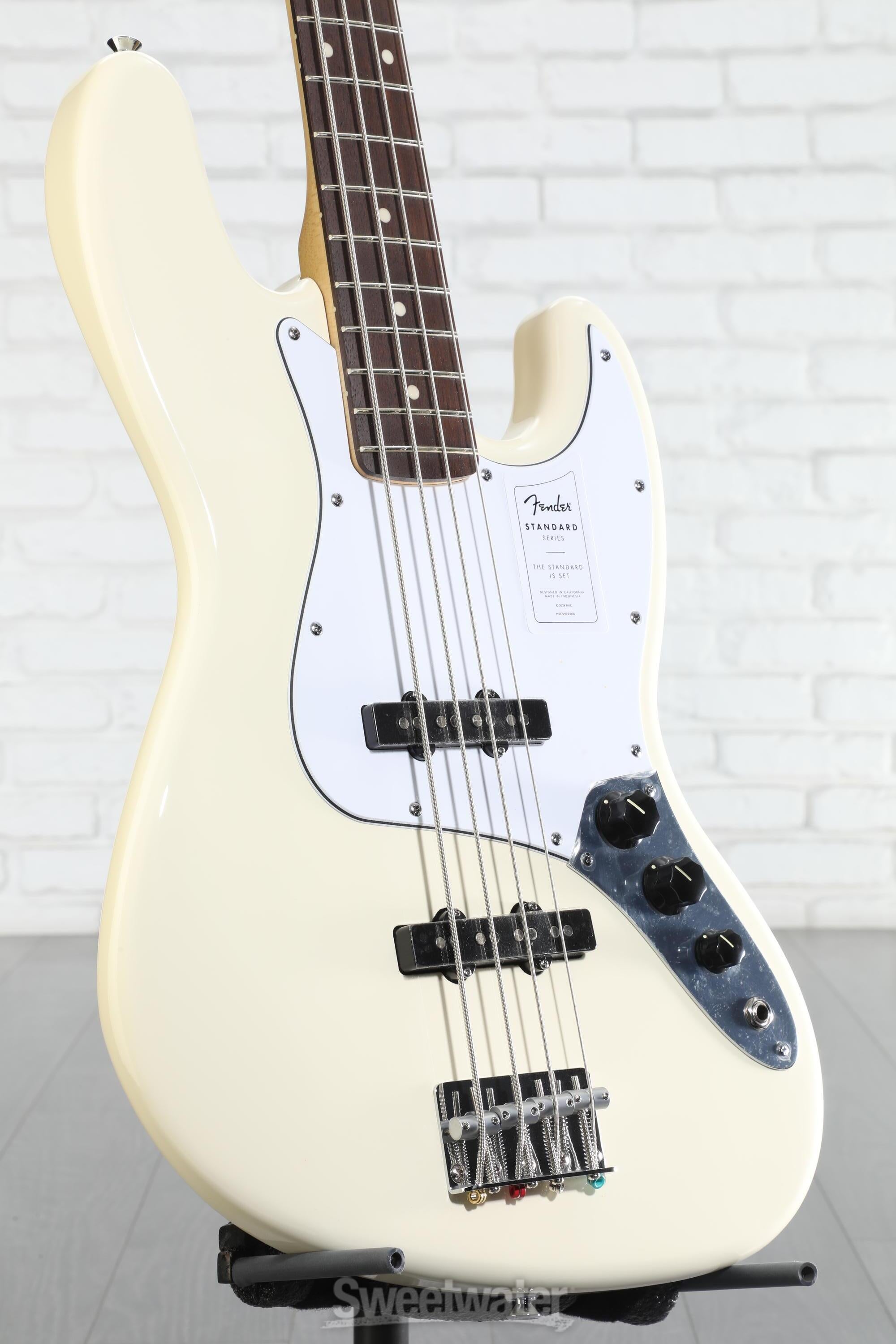 Fender Jazz Bass ホワイト Fender Standard Jazz Bass Guitar - Olympic White – Alto Music
