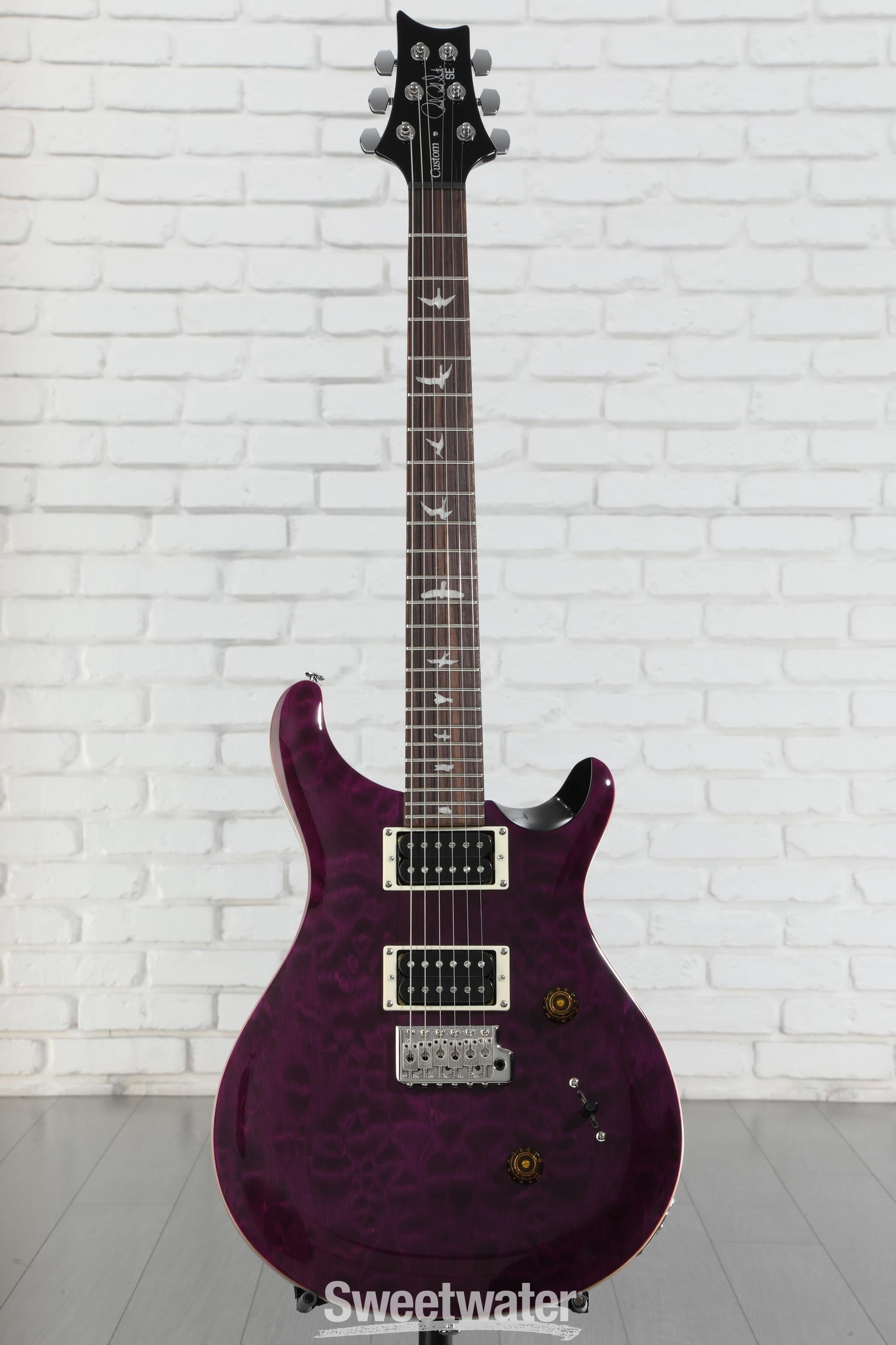 PRS SE Custom 24 Electric Guitar - Amethyst, Sweetwater