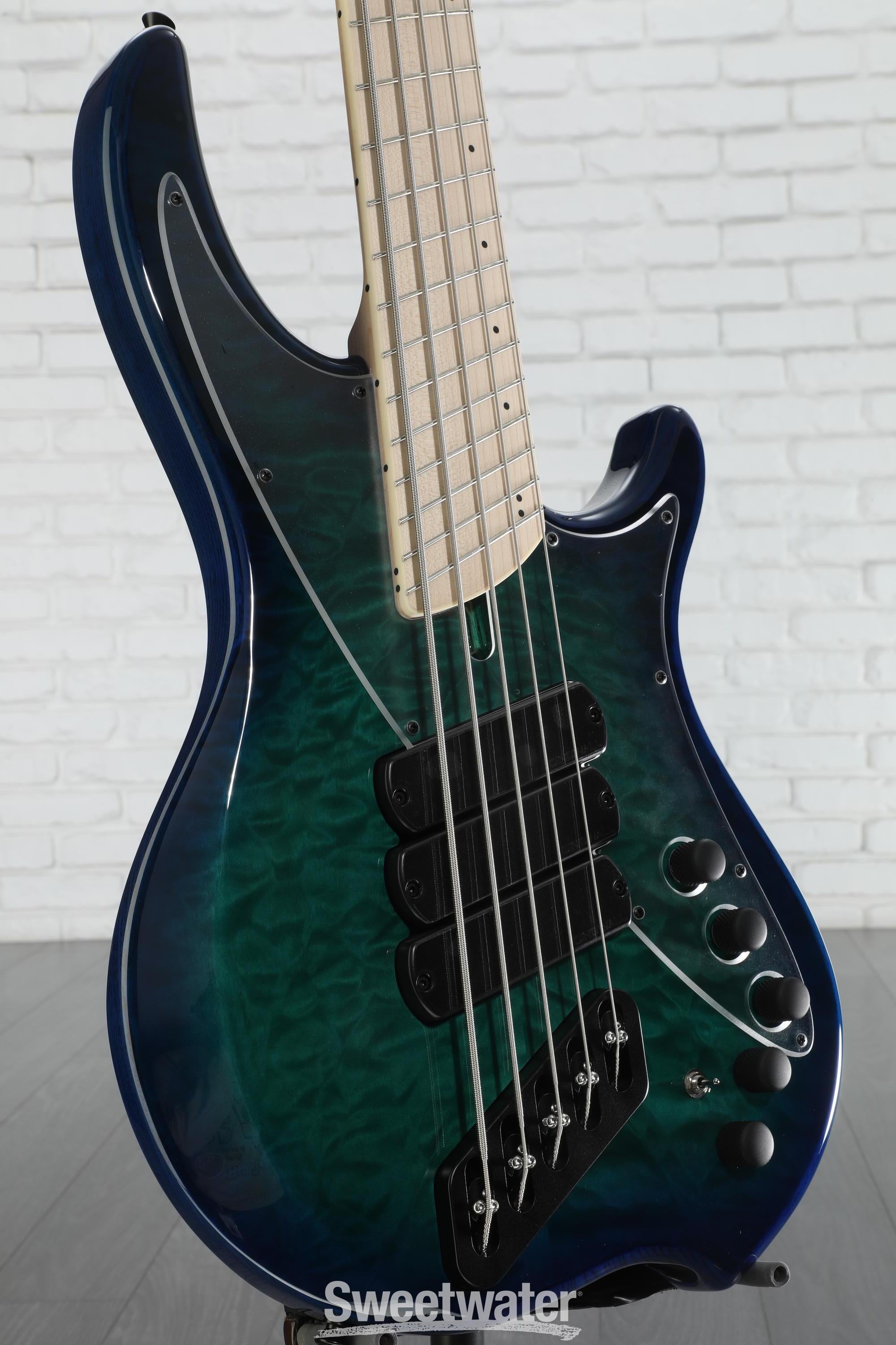 Dingwall Guitars Combustion Nashville Edition 5-string Electric Bass Guitar - Whalepool Burst