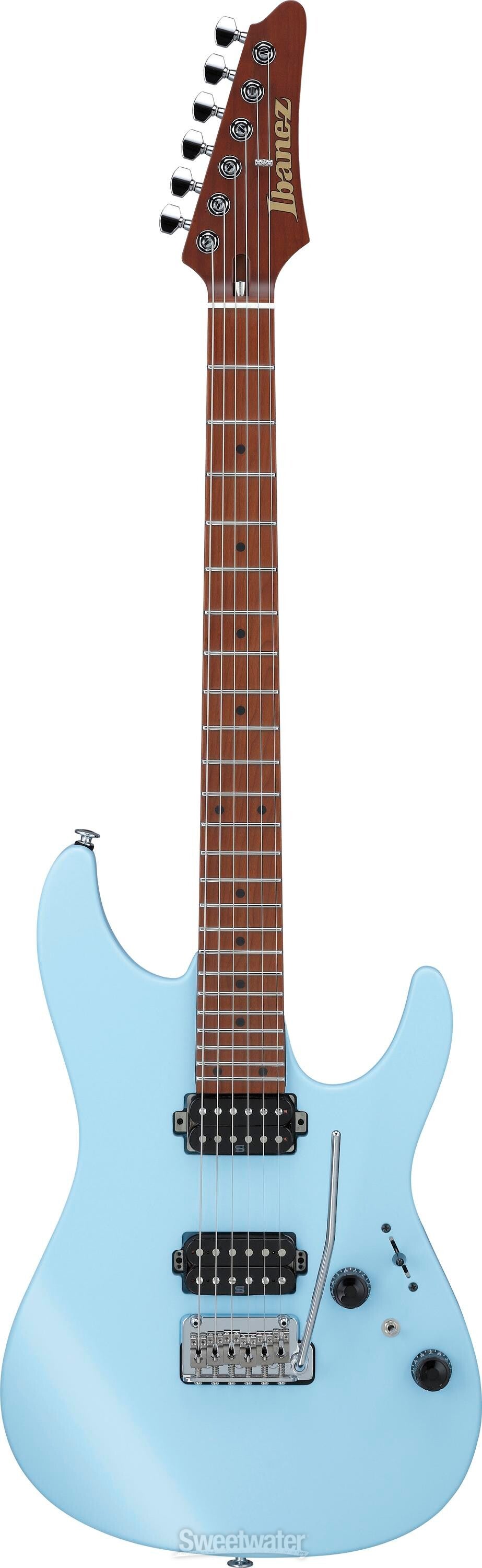 Ibanez Prestige AZ2402 Electric Guitar - Seafoam Blue Flat
