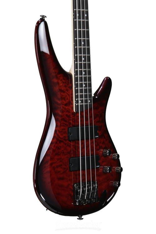 Ibanez SR400QM - Charcoal Brown Burst | Sweetwater