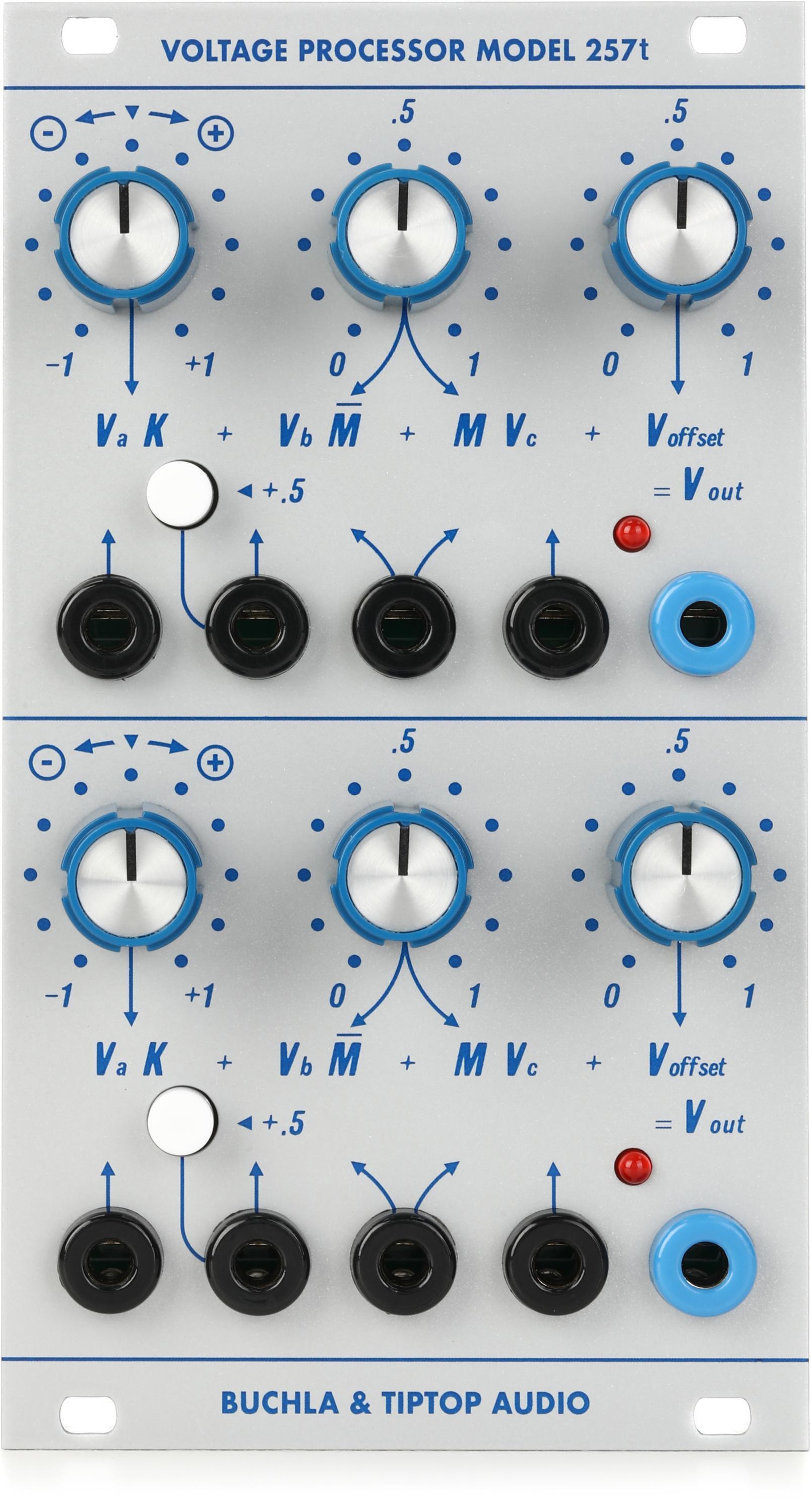 Tiptop Audio Buchla 257t Dual Control Voltage Processor Eurorack Module