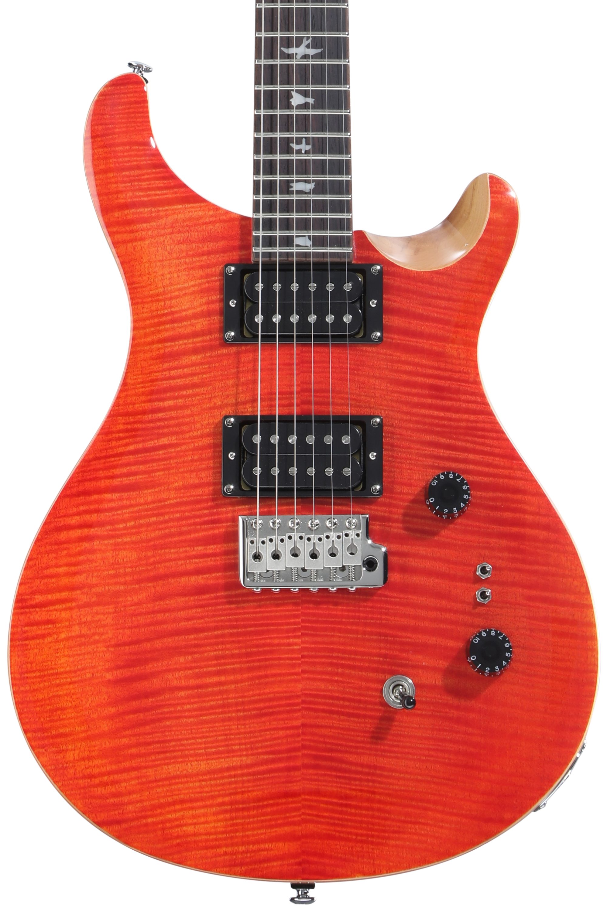 PRS SE Custom 24-08 Electric Guitar - Blood Orange | Sweetwater