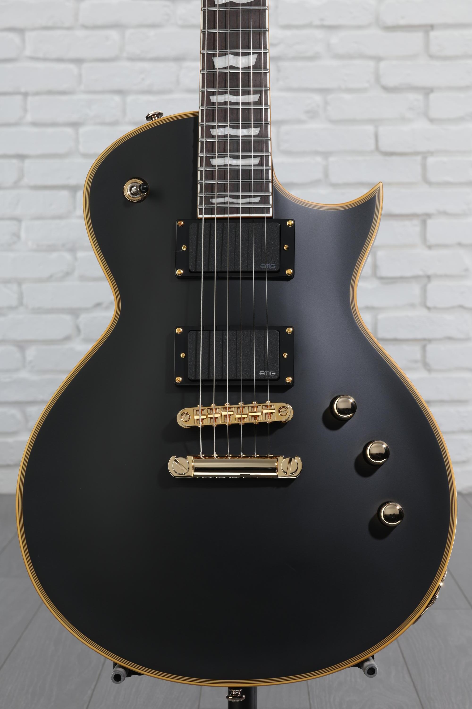 ltd ec1000 deluxe ビンテージブラック Used ESP LTD EC1000 Deluxe Black Solid Body Electric Guitar