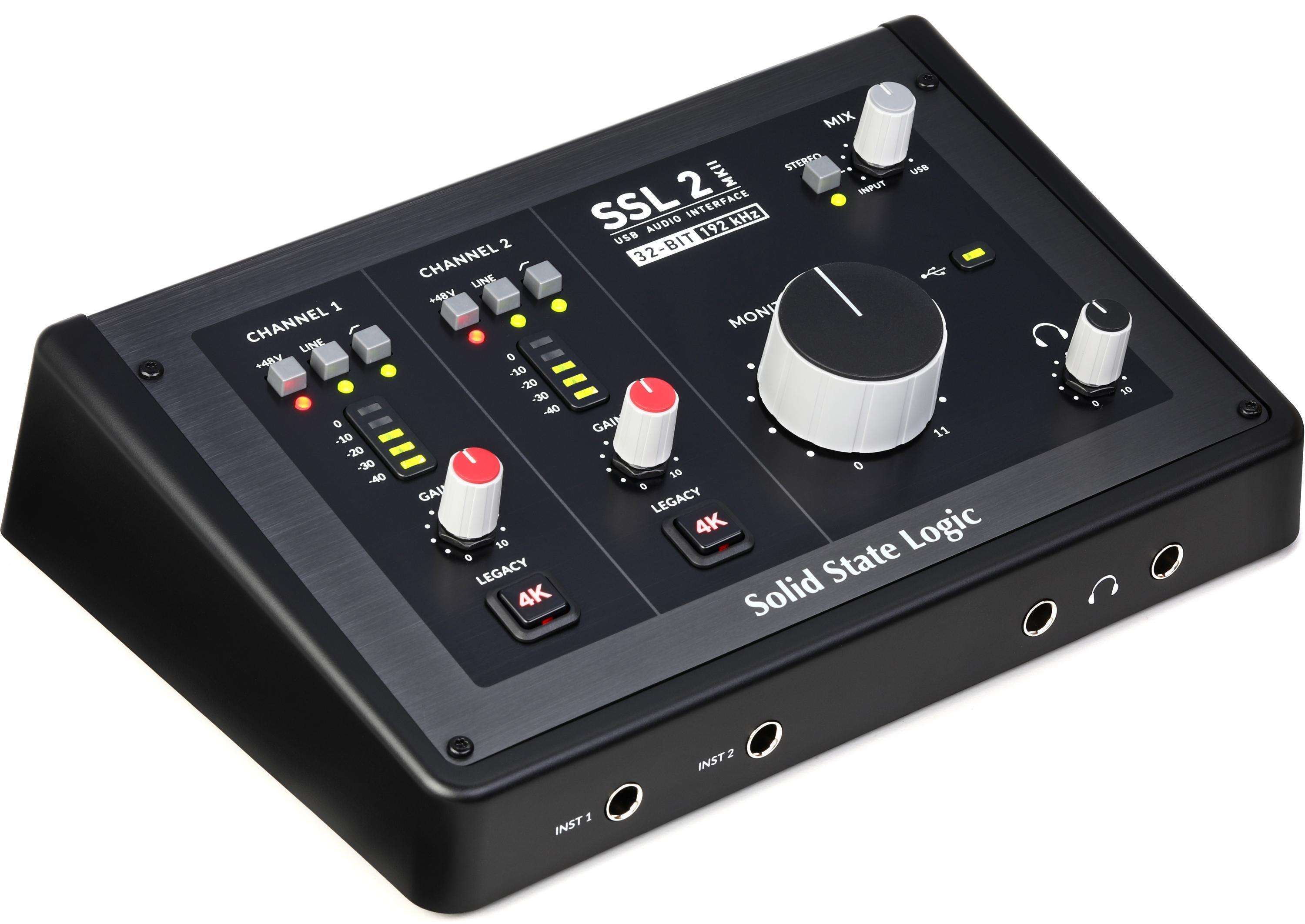 Solid State Logic SSL 2 MKII 2 x 2 USB-C Audio Interface