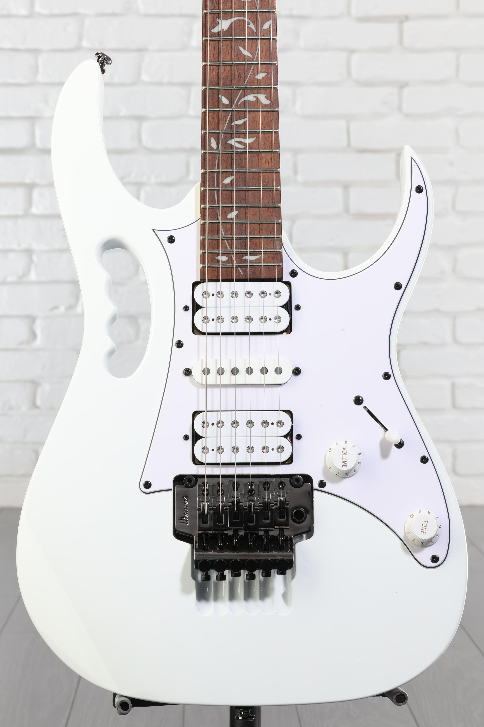 Ibanez JEM555 White Steve Vai シグネチャーモデル Ibanez Steve Vai Signature JEM 7V (White) - Guitar of the Day - InSync