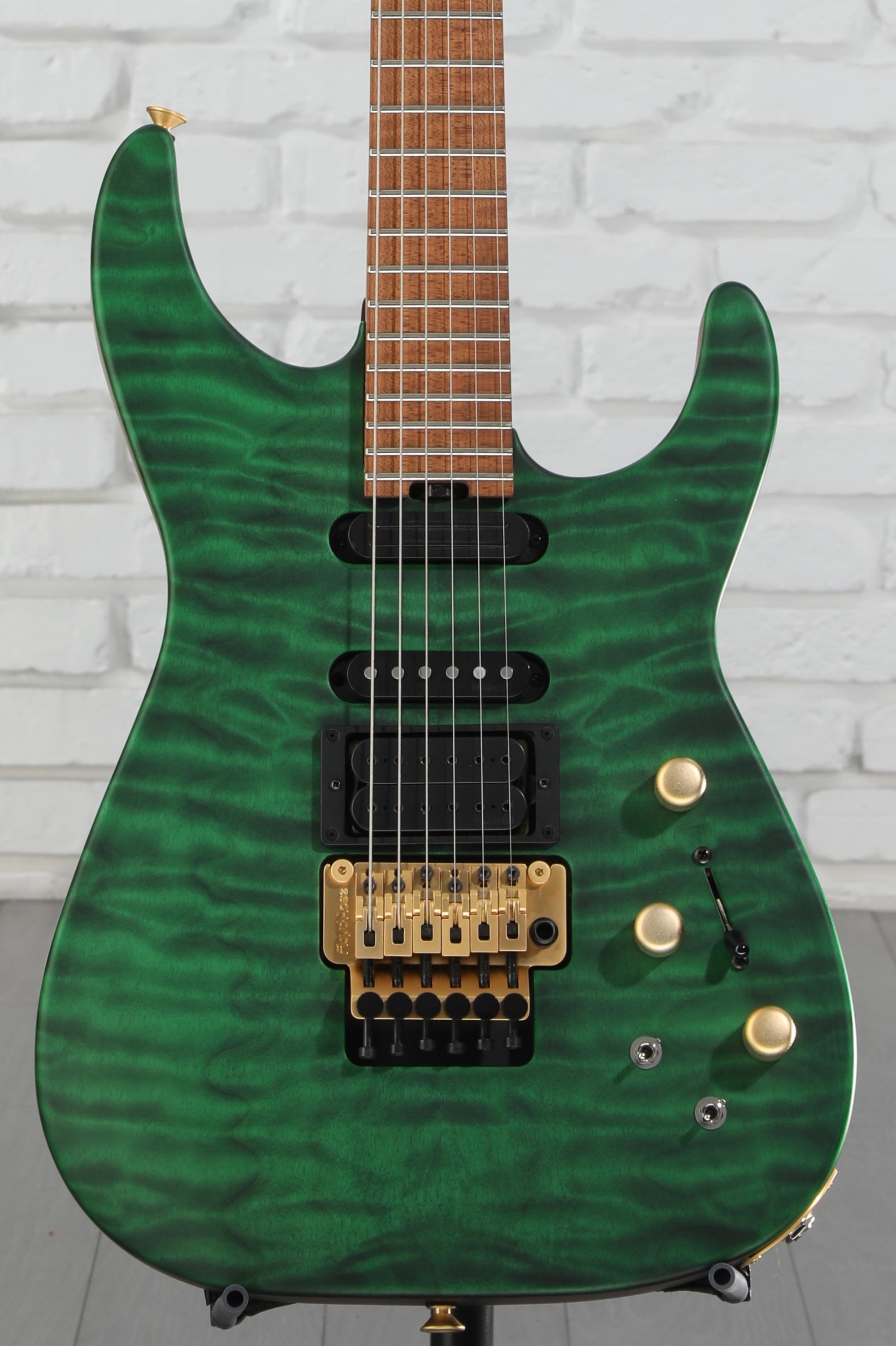 Jackson USA Signature Phil Collen PC1 - Satin Trans Green | Sweetwater