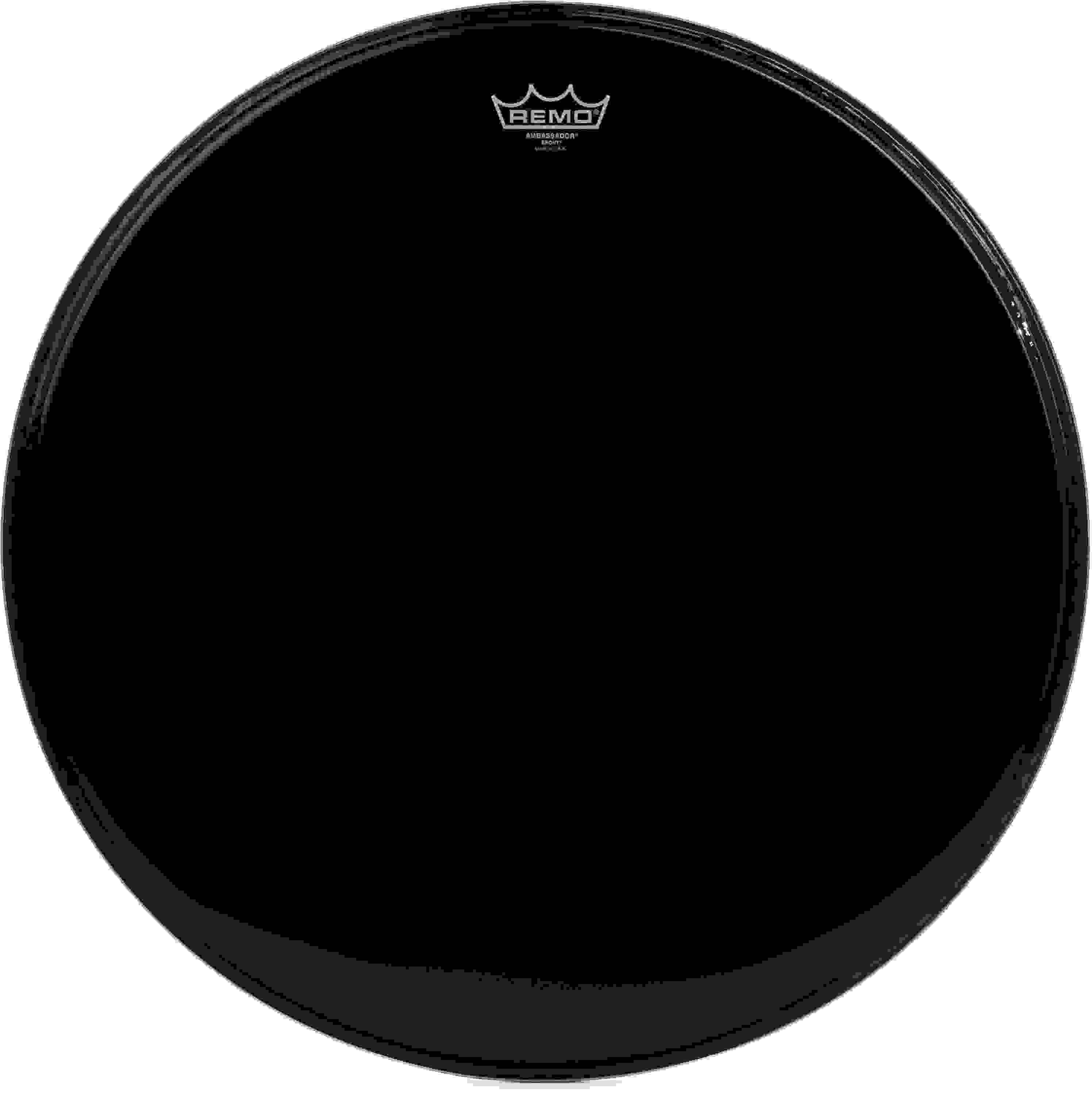 Remo Ambassador Ebony Bass Drumhead - 22 inches