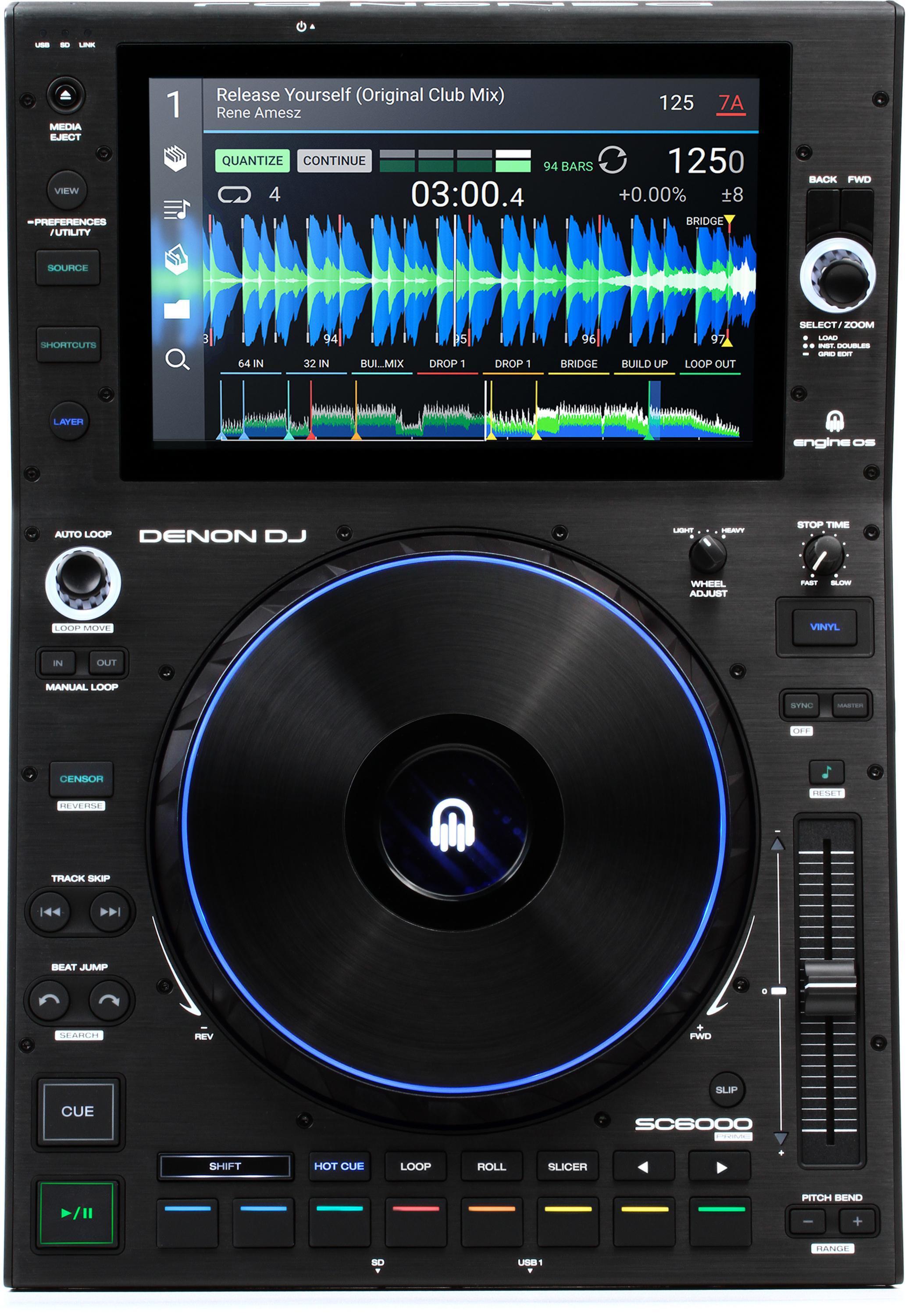 Denon DJ SC6000 Prime Professional DJ Media Player with 