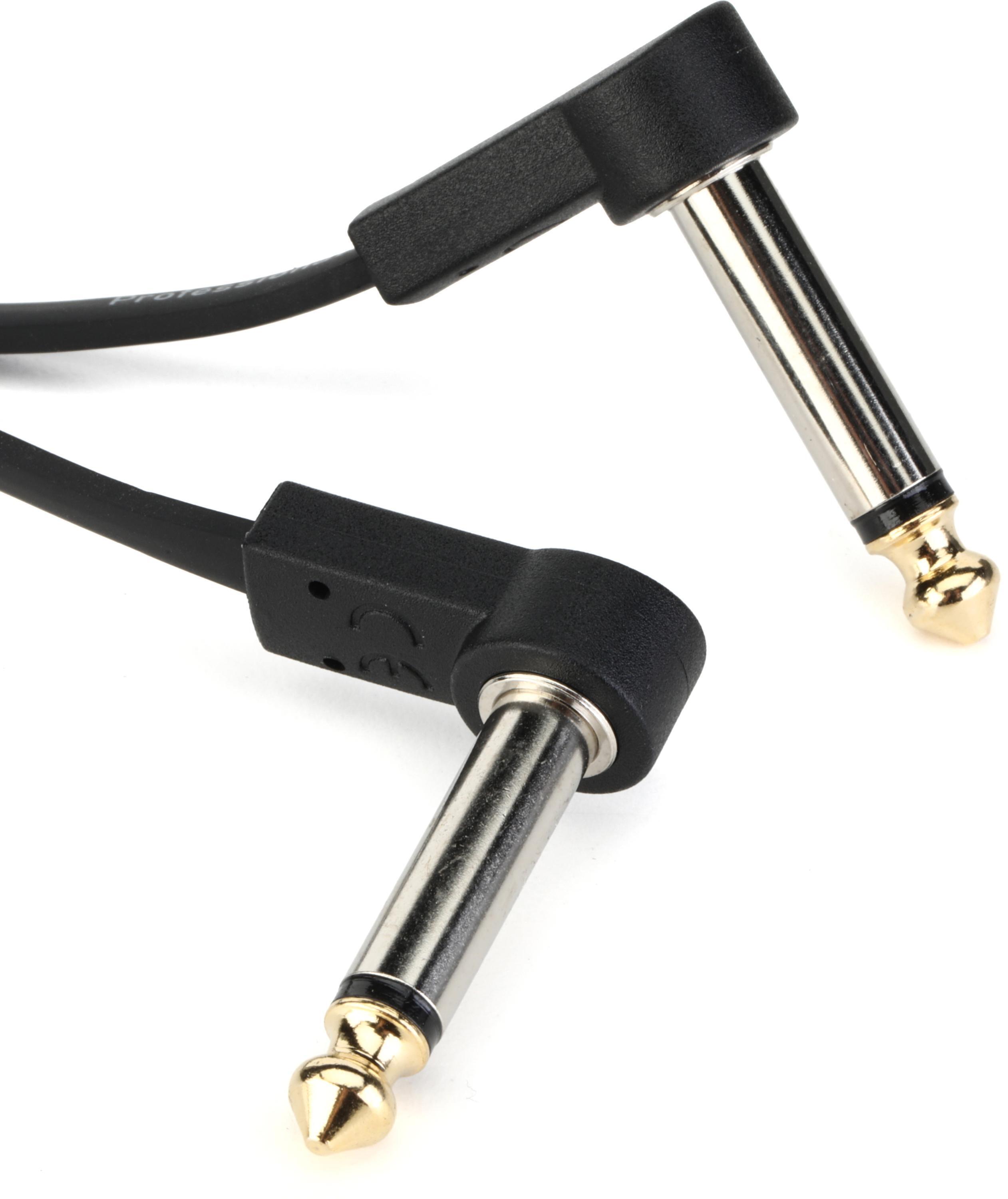 Photo of Gator Cableworks Composer Series Flat Patch Cable - 1 foot (3-pack)