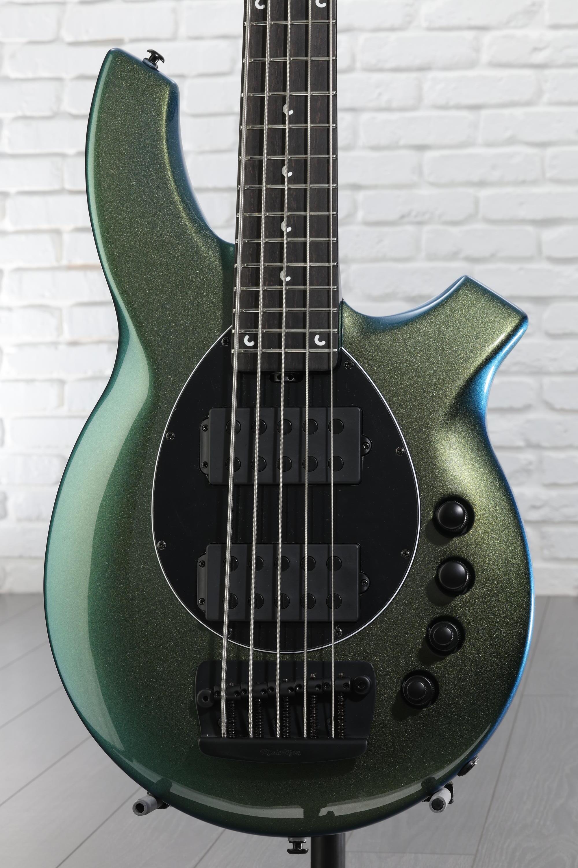 Ernie Ball Music Man Bongo 5 エレキベース Ernie Ball Music Man Bongo 5 Bass Guitar - Sapphire Iris