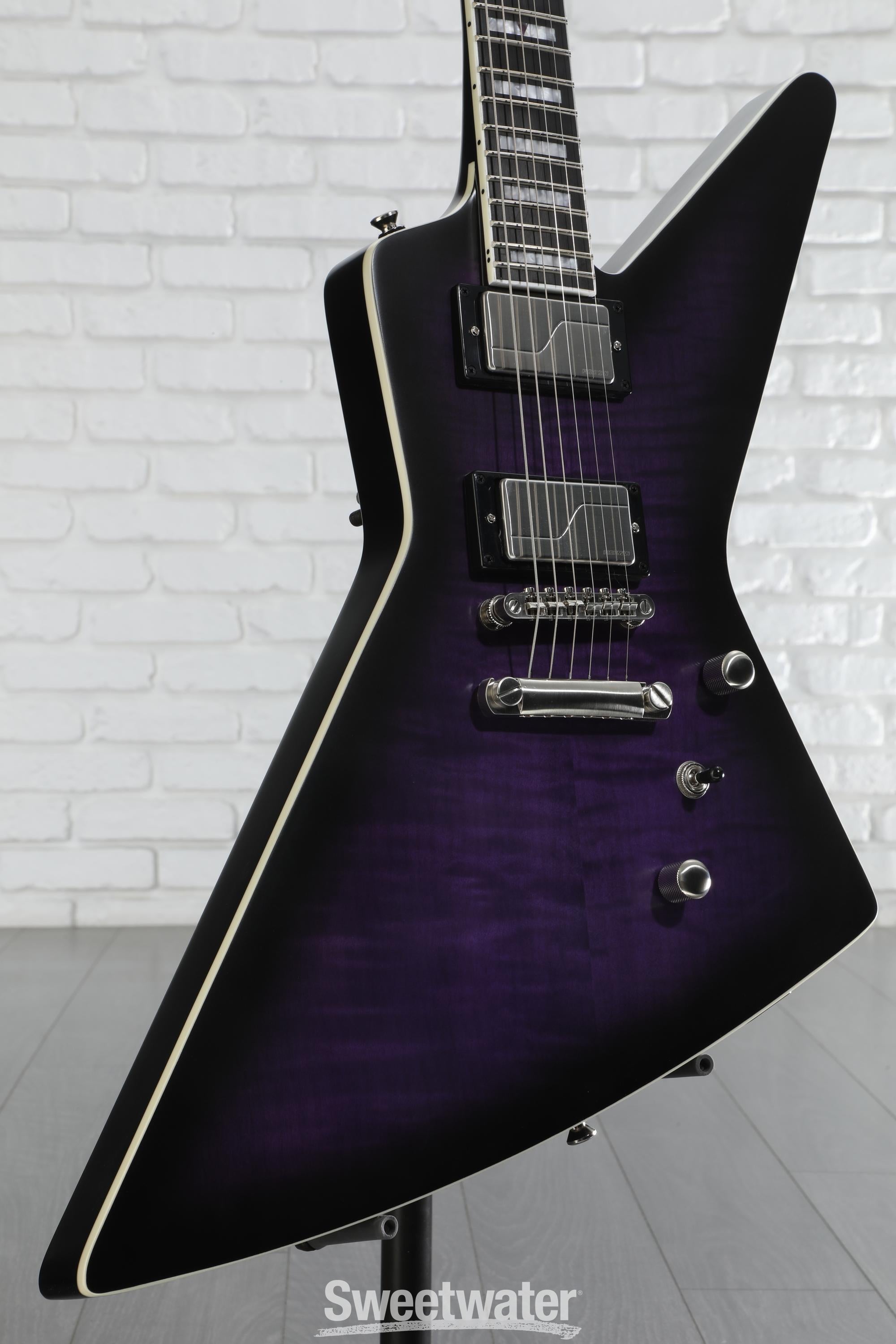 【PLEK調整済】EPIPHONE エピフォン Extura Prophecy Epiphone Extura Prophecy Electric Guitar - Purple Tiger Aged