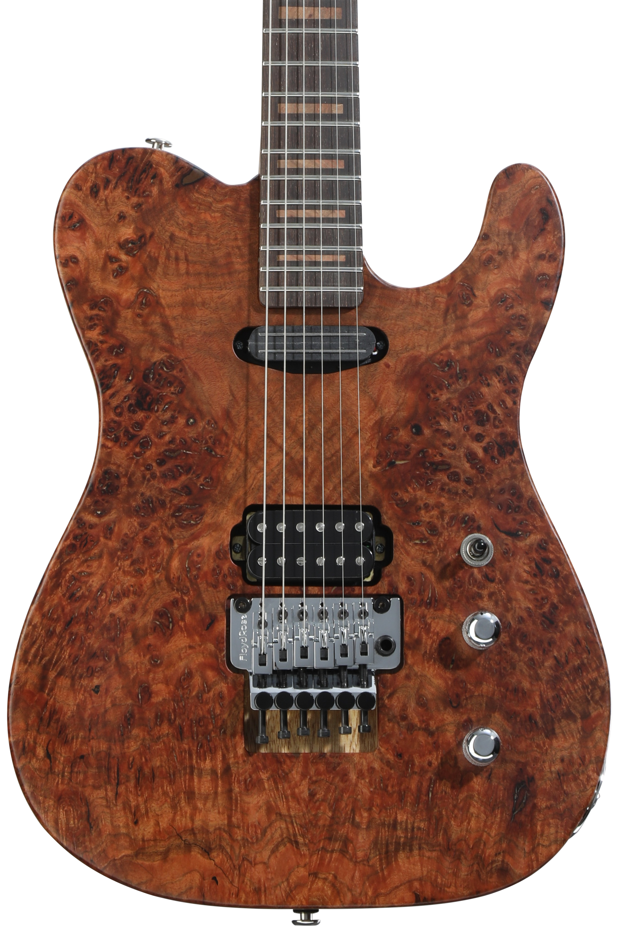 G&L Custom Shop ASAT HS Electric Guitar with Floyd Rose - Natural