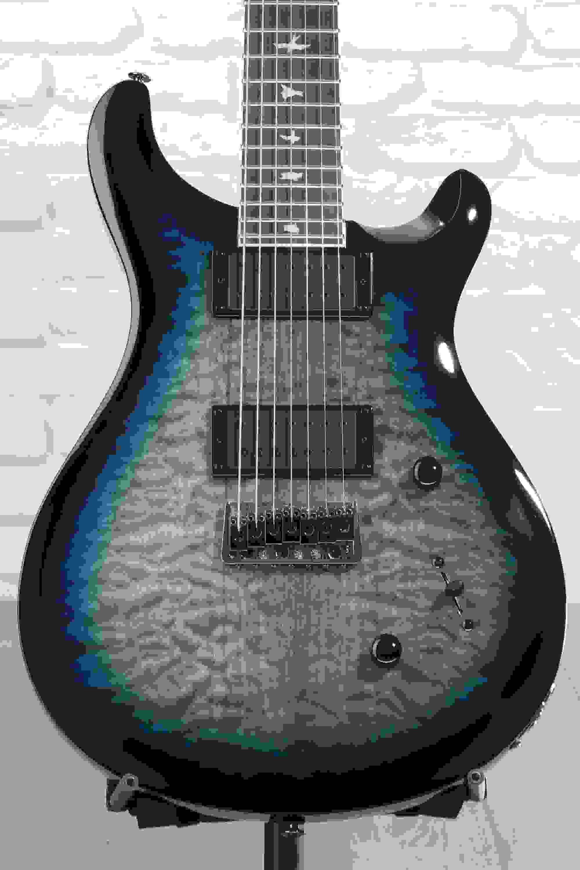 PRS SE Mark Holcomb SVN Signature 7-string Electric Guitar - Holcomb Blue Burst