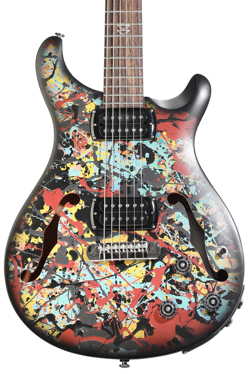 PRS SE Ed Sheeran Hollowbody I Piezo Baritone Electric Guitar - Cosmic Splash