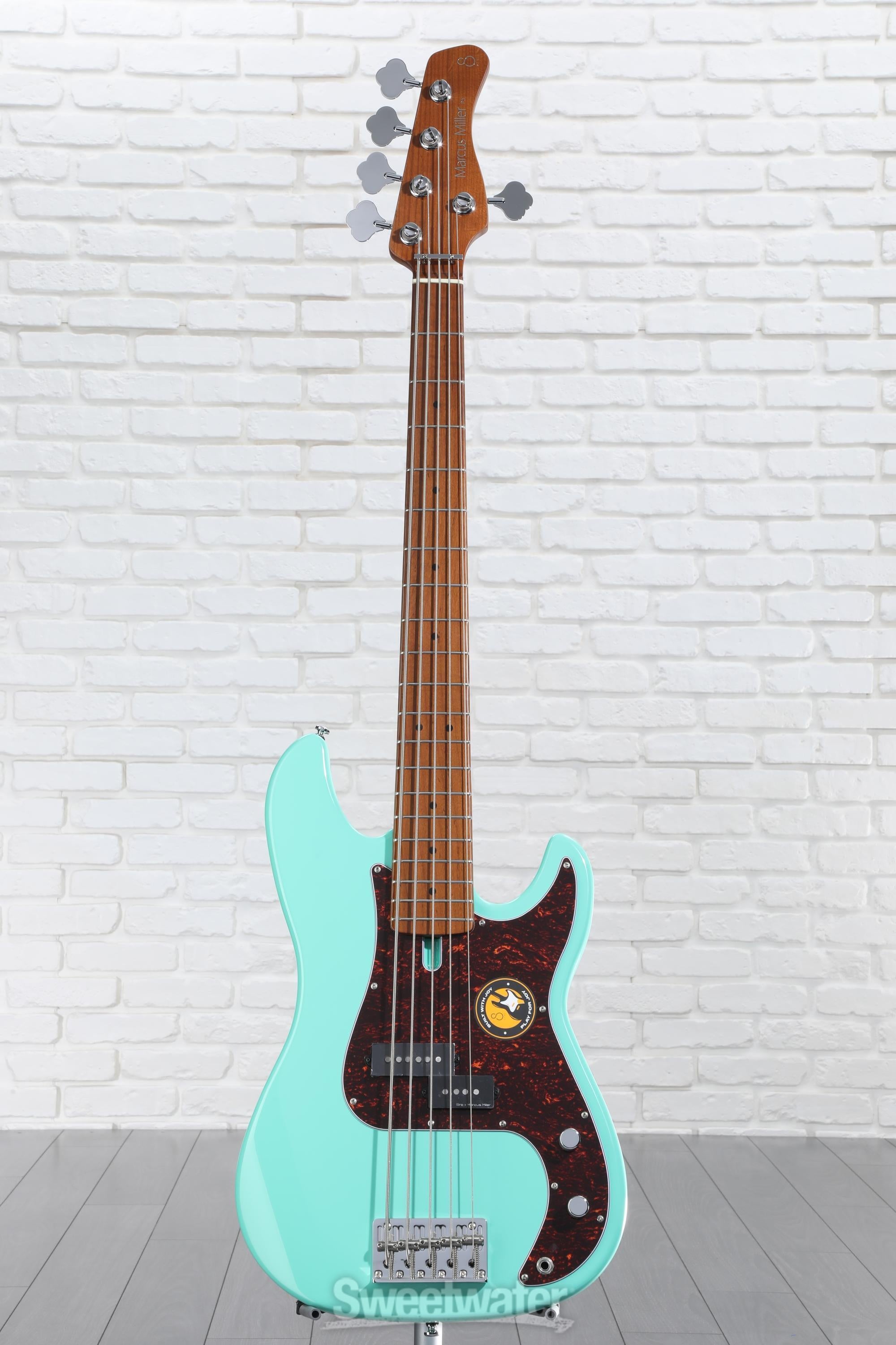 Sire Marcus Miller P5 Alder 5-string Bass Guitar - Mild Green