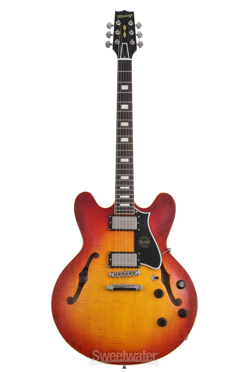 Heritage Custom Core H-535 Semi-hollowbody Electric Guitar - Dark