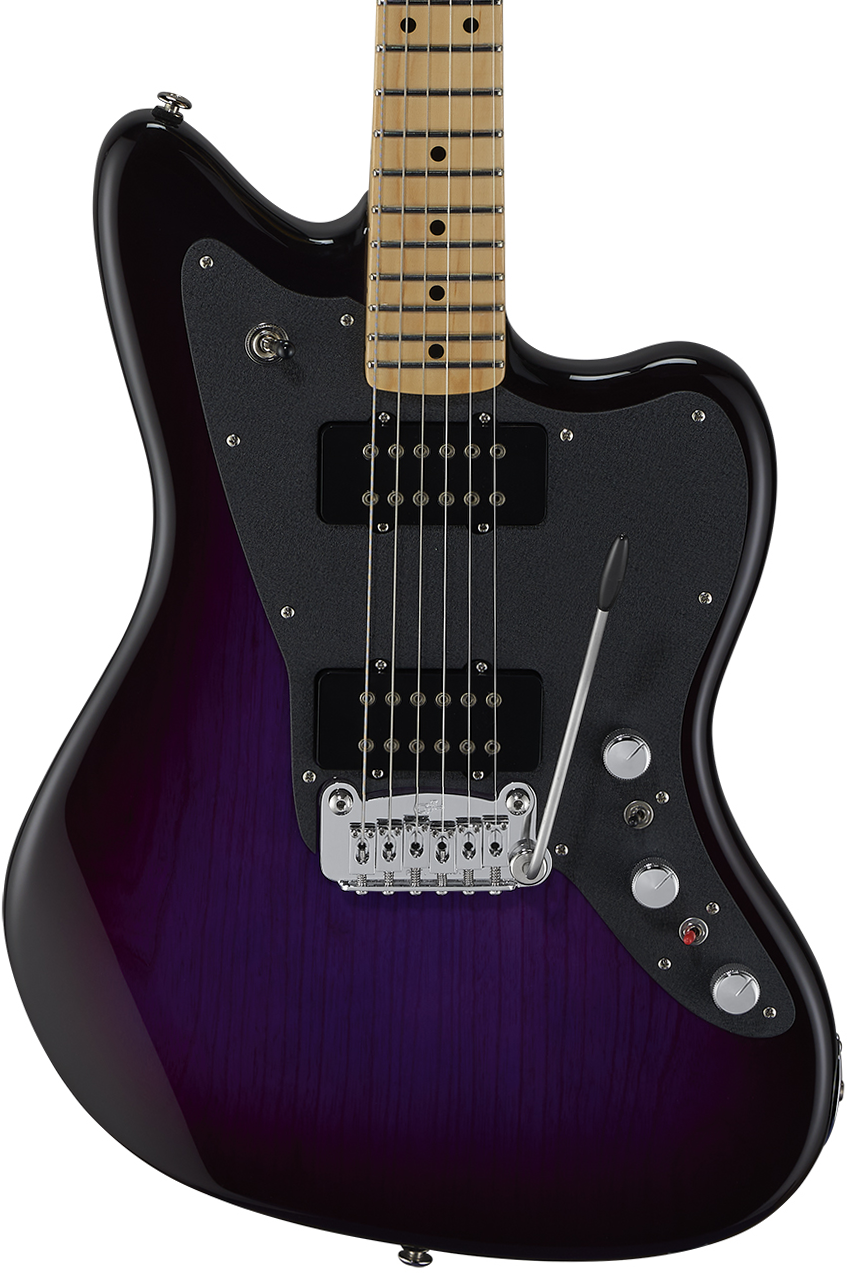 G&L CLF Research Doheny V12 Electric Guitar Purpleburst Sweetwater