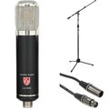 Photo of Lauten Audio LA-320V2 Large-diaphragm Tube Condenser Microphone with Stand and Cable