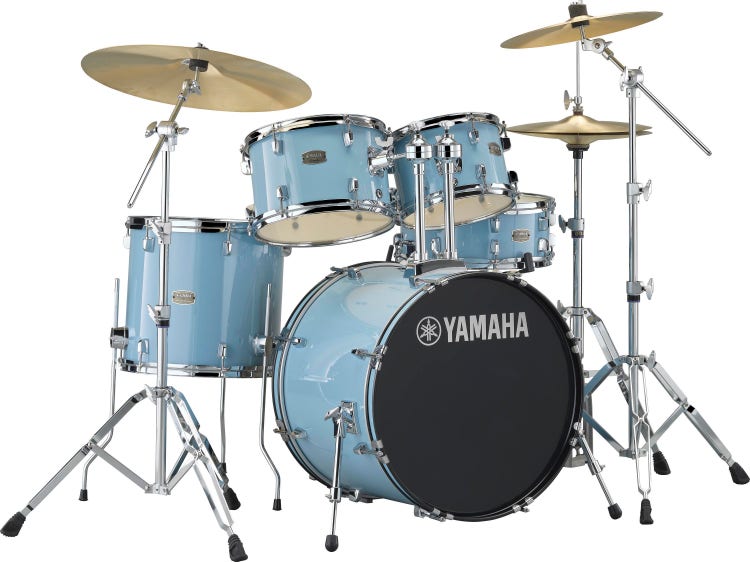 Yamaha RDP0F5 Rydeen 5-piece Shell Pack - Gloss Pale Blue