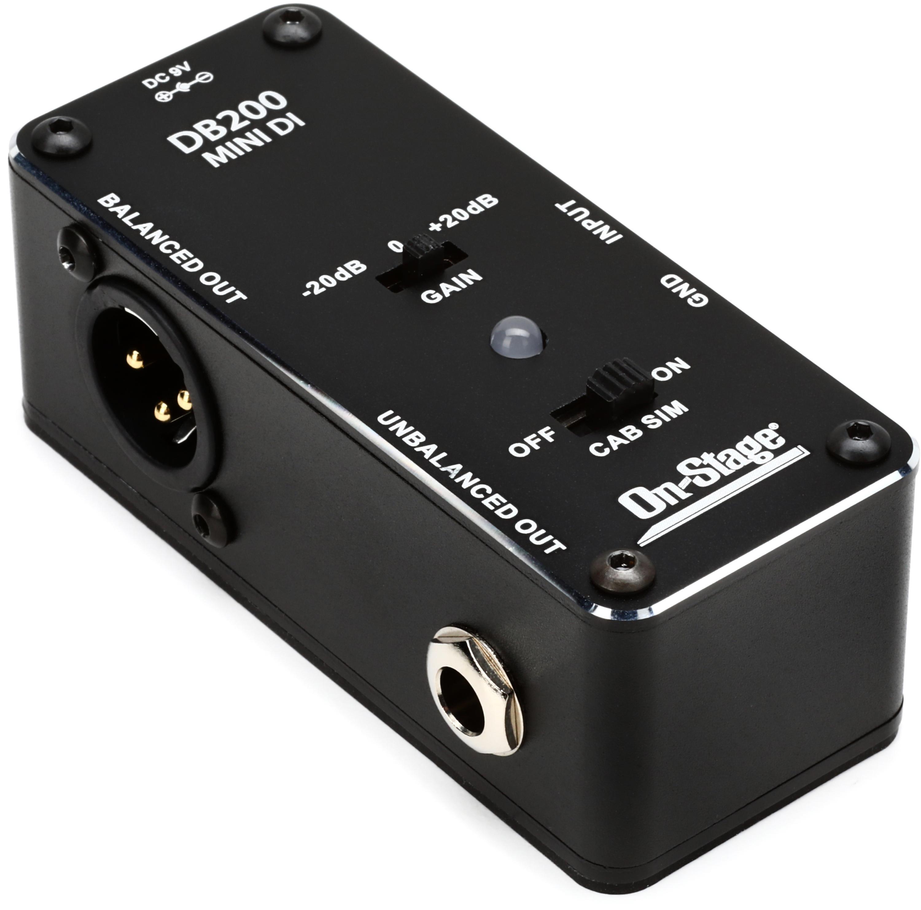 OnStage DB200 Active Mini DI Box Sweetwater