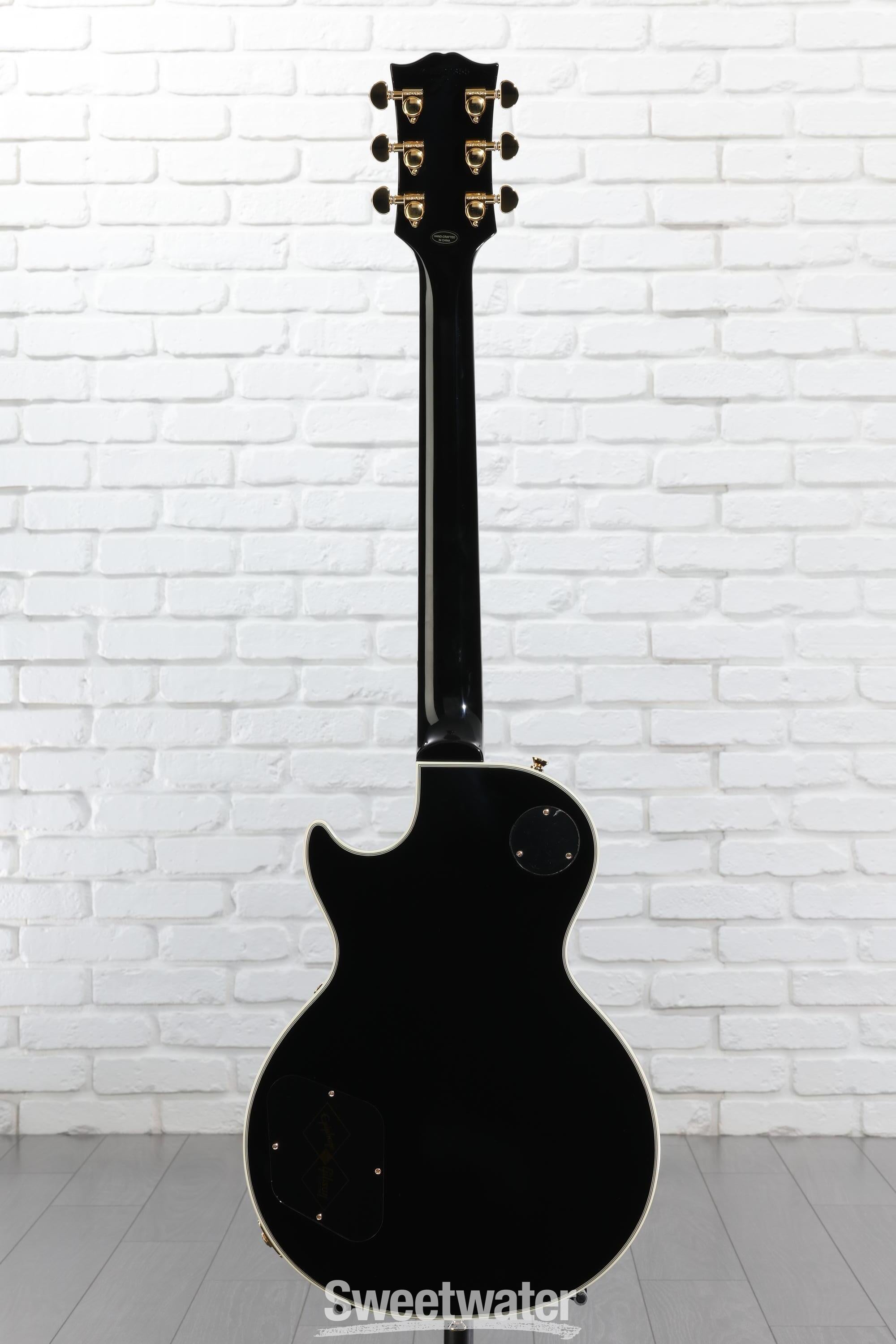Epiphone Les Paul Custom Electric Guitar - Ebony | Sweetwater