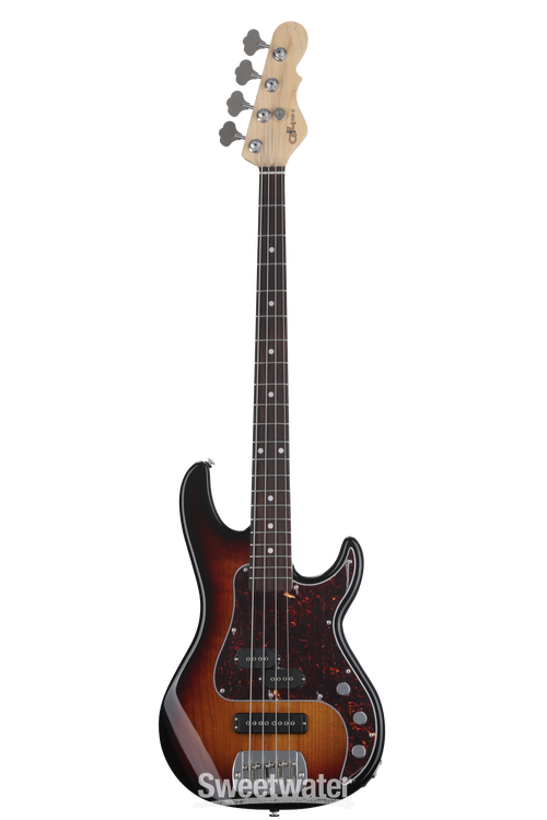 G&L SB-2 Bass Guitar - 3-tone Sunburst | Sweetwater