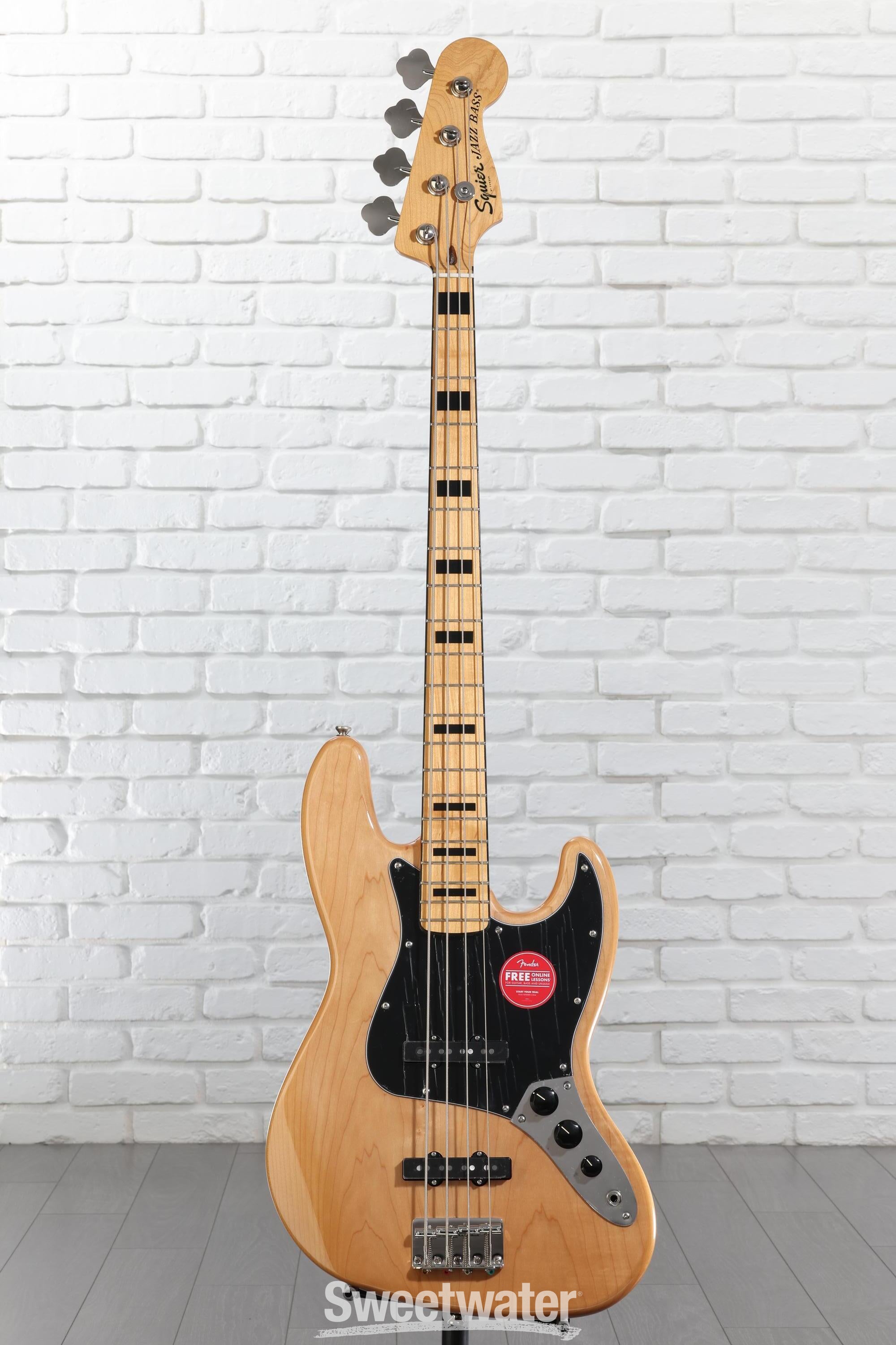 Squier Classic Vibe '70s Jazz Bass - Natural Reviews | Sweetwater
