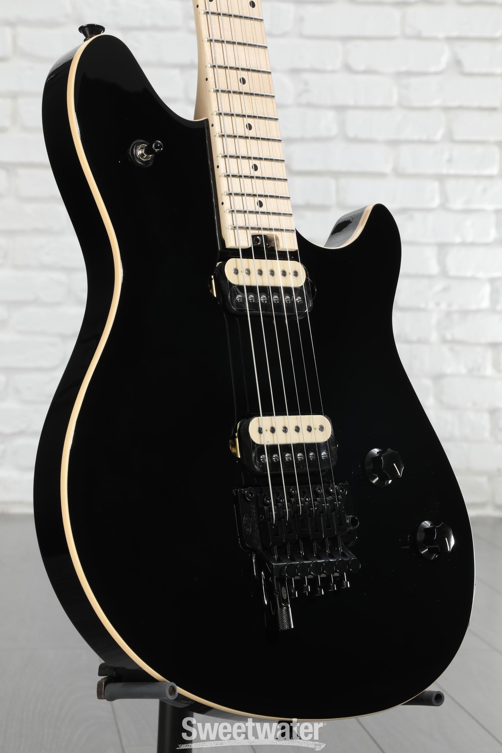値下げしました。EVH Wolfgang Special Gloss Black EVH Wolfgang Special Electric Guitar - Gloss Black | Sweetwater