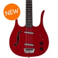 Photo of Danelectro Red Hot Longhorn Semi-hollowbody Bass Guitar - Red