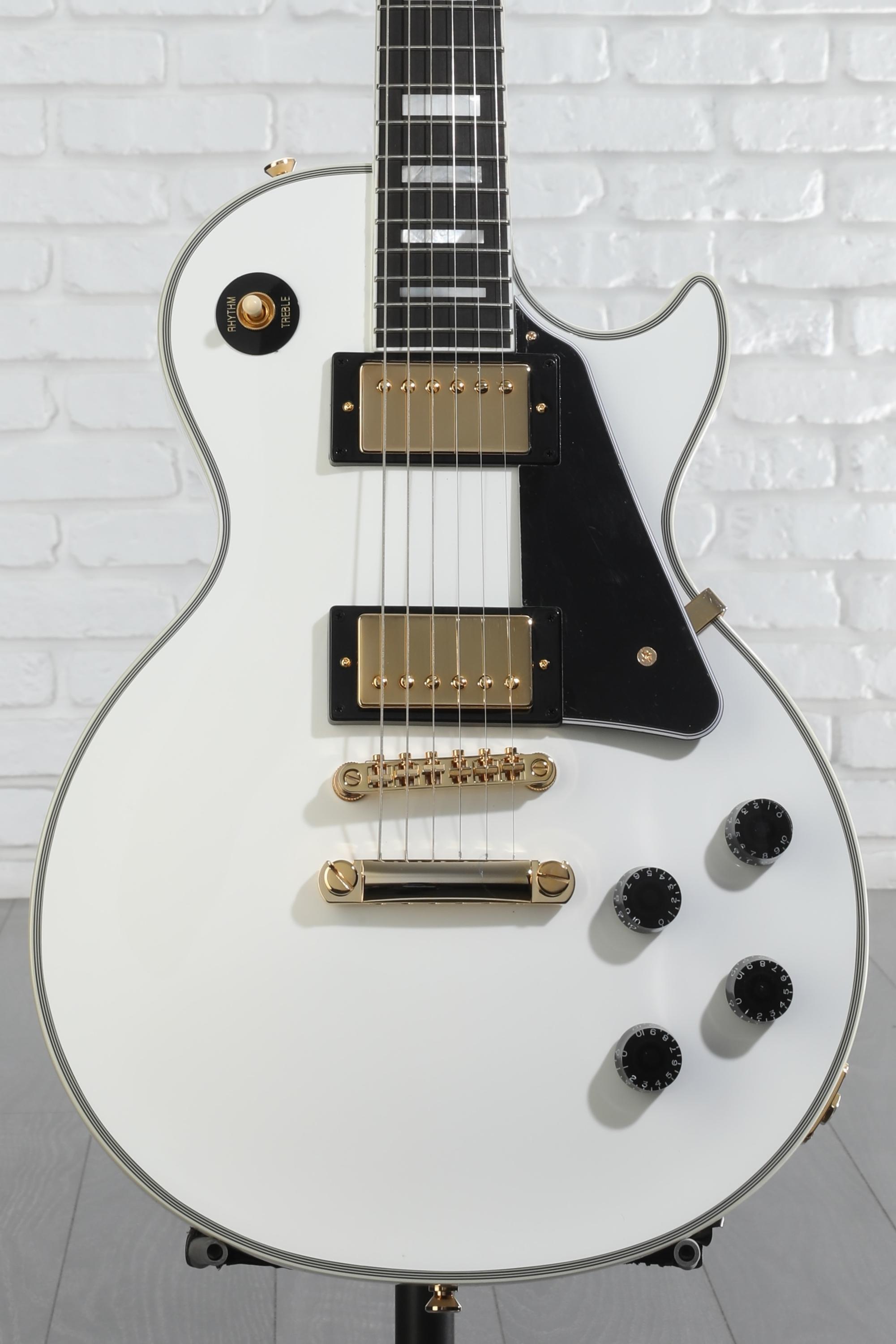 Epiphone Les Paul Custom Electric Guitar - Alpine White