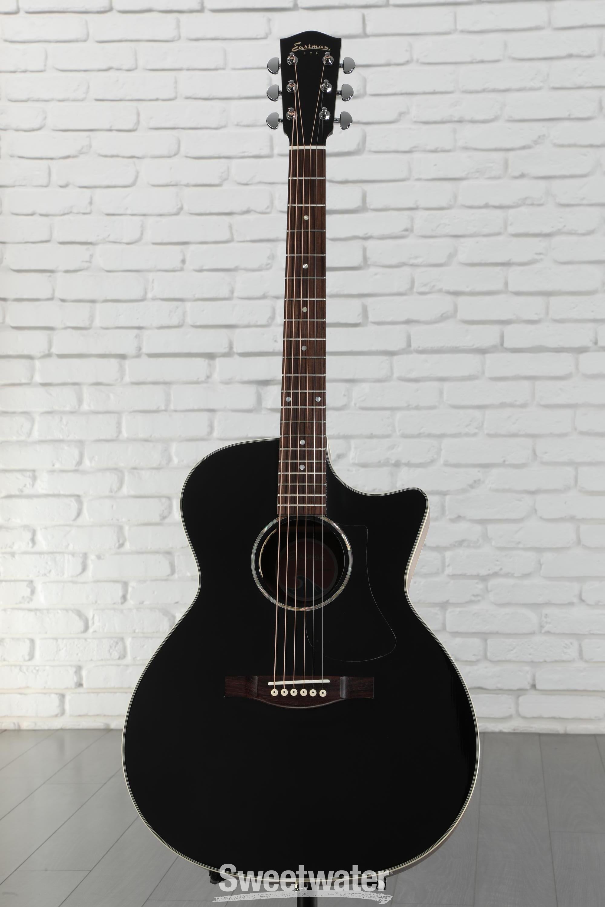Eastman Guitars PCH2-GACE Acoustic-electric Guitar - Black