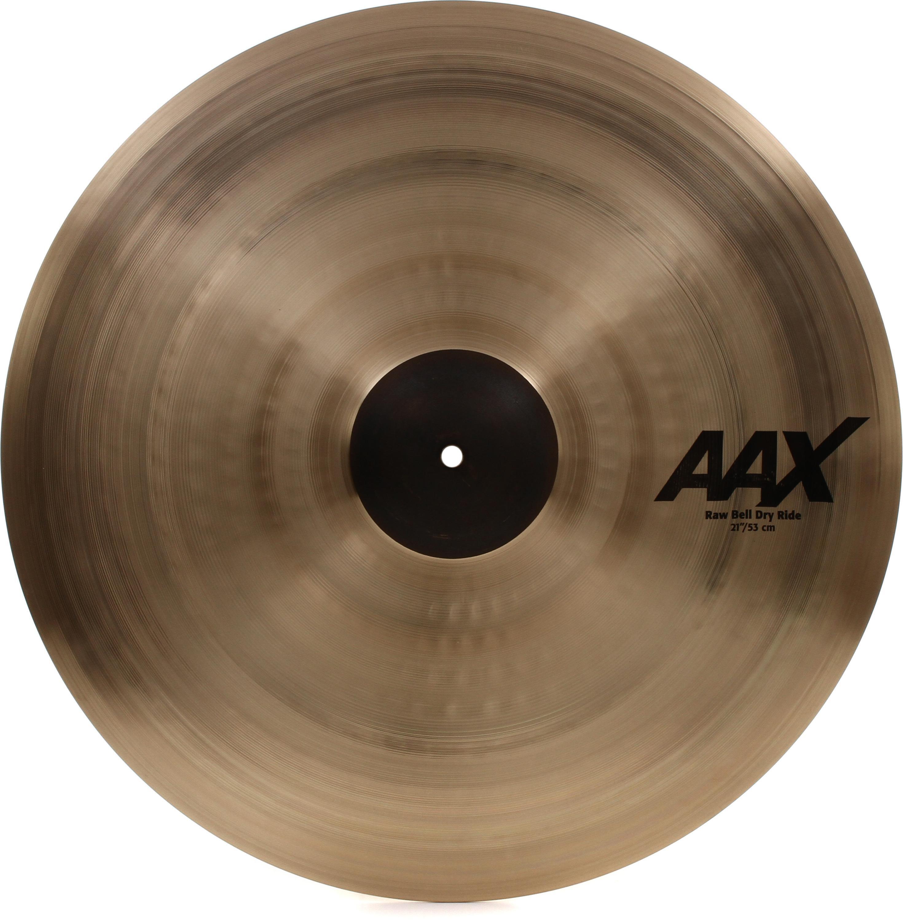 Sabian 21 inch AAX Raw Bell Dry Ride Cymbal | Sweetwater