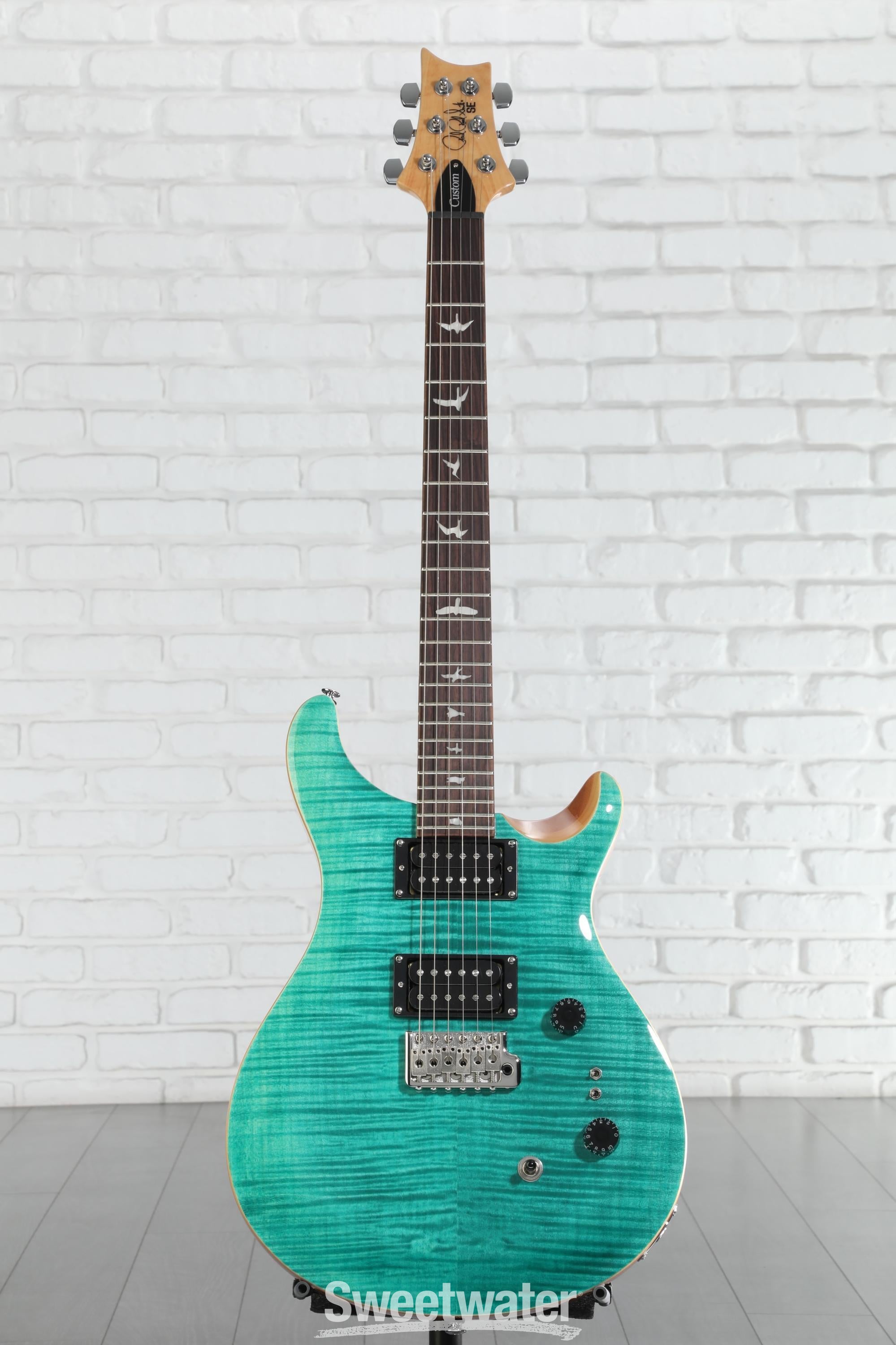 PRS SE Custom 24-08 Electric Guitar - Turquoise | Sweetwater