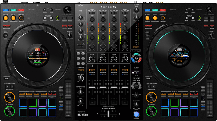 Pioneer DJ DDJ-FLX10 4-deck DJ Controller | Sweetwater