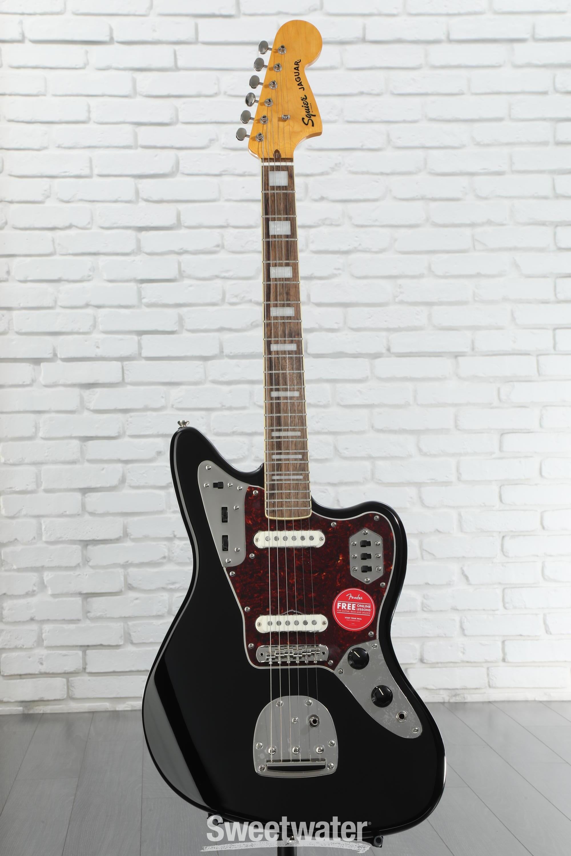Squier Classic Vibe '70s Jaguar - Black | Sweetwater