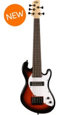 Photo of Kala Solidbody Fretless U-Bass 5-string Electric Bass Guitar - Tobacco Burst