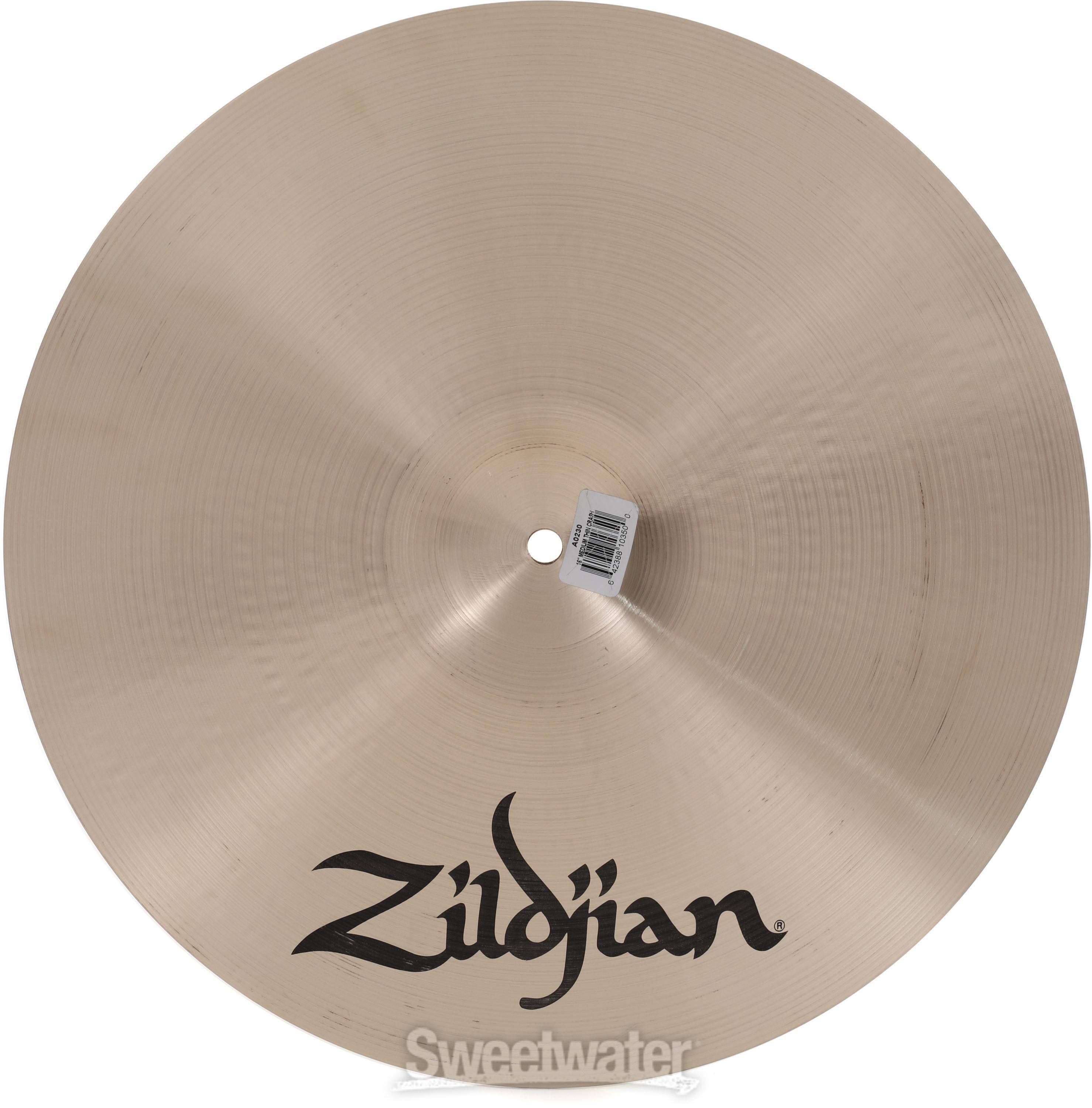 Zildjian 16 inch A Zildjian Medium-thin Crash Cymbal | Sweetwater