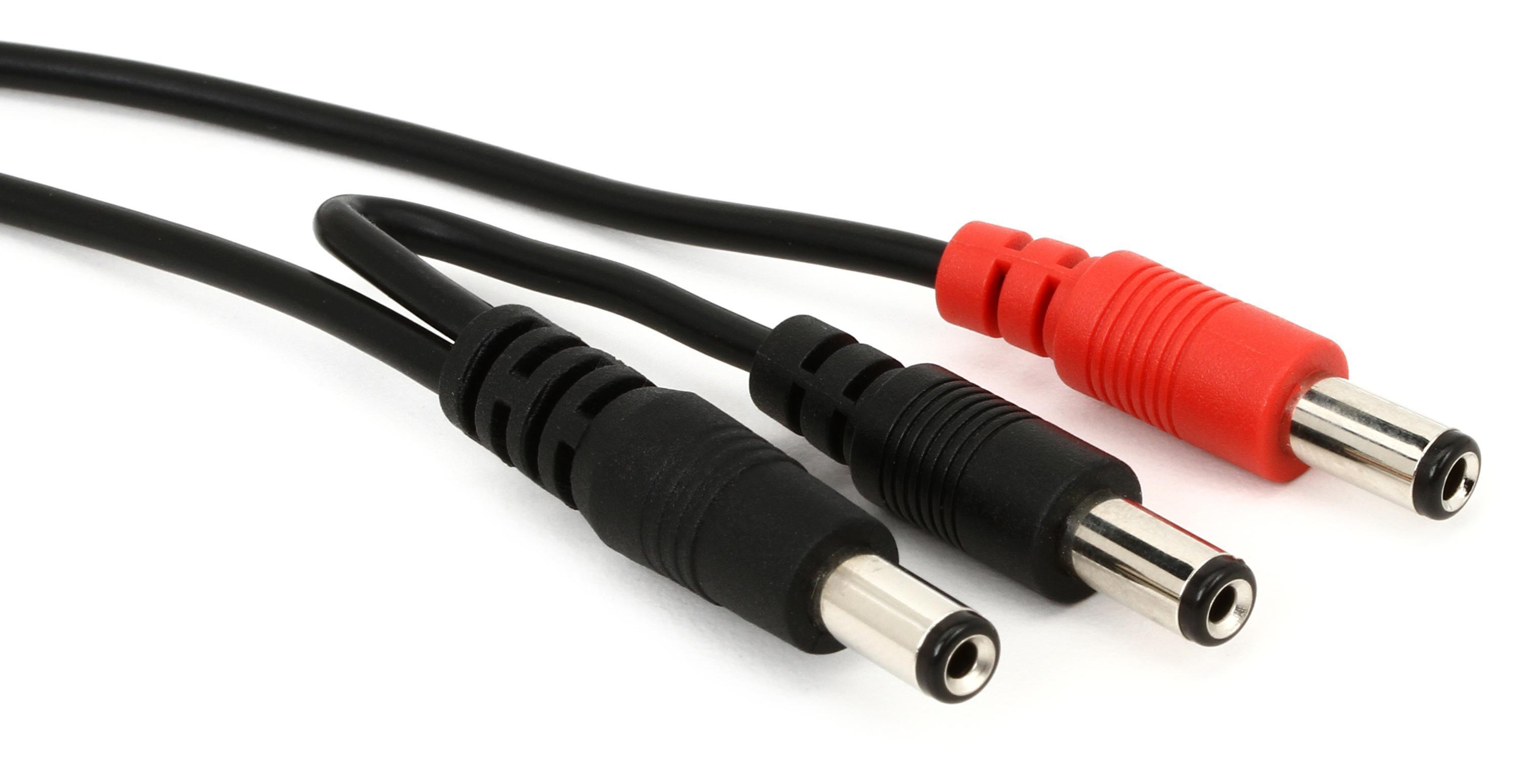 Voodoo Lab 2.1mm Current Doubler Adapter Cable - Dual Straight to