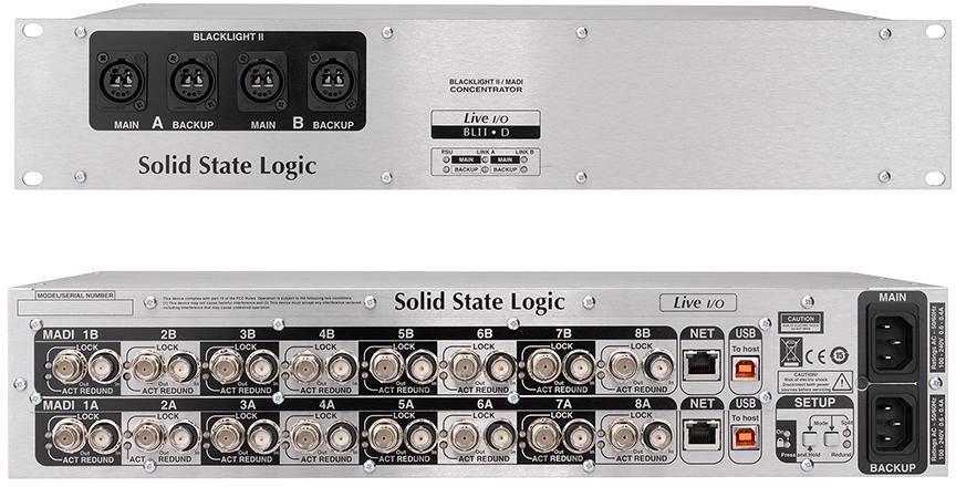 Solid State Logic Blacklight II MADI Concentrator - Multi-mode | Sweetwater