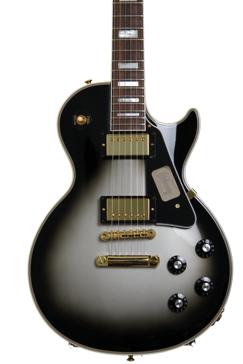 いーば Gibson custom shop les paul Gibson Custom Les Paul Custom - Silverburst | Sweetwater