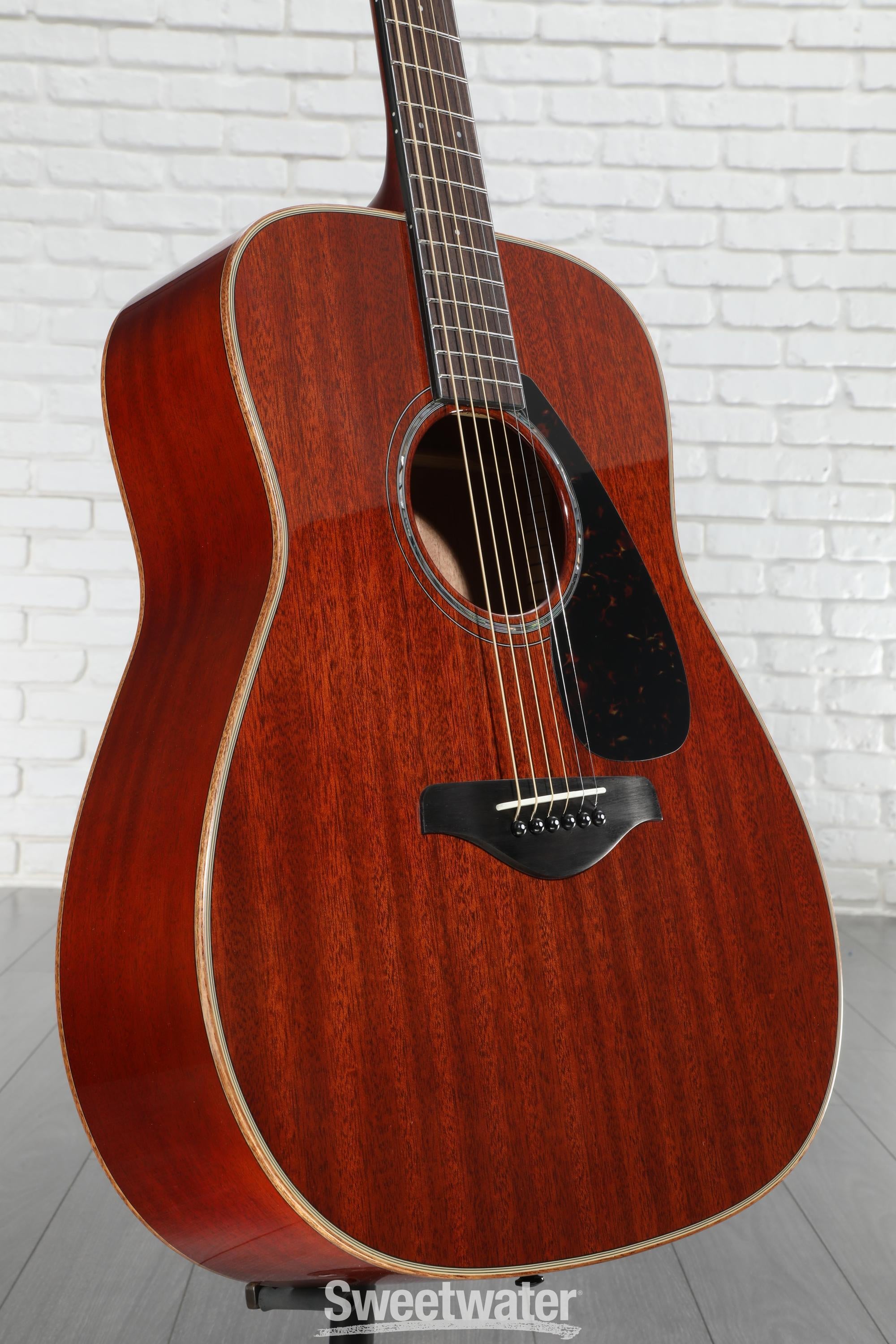 Yamaha FG850 Dreadnought Acoustic Guitar - Natural Reviews