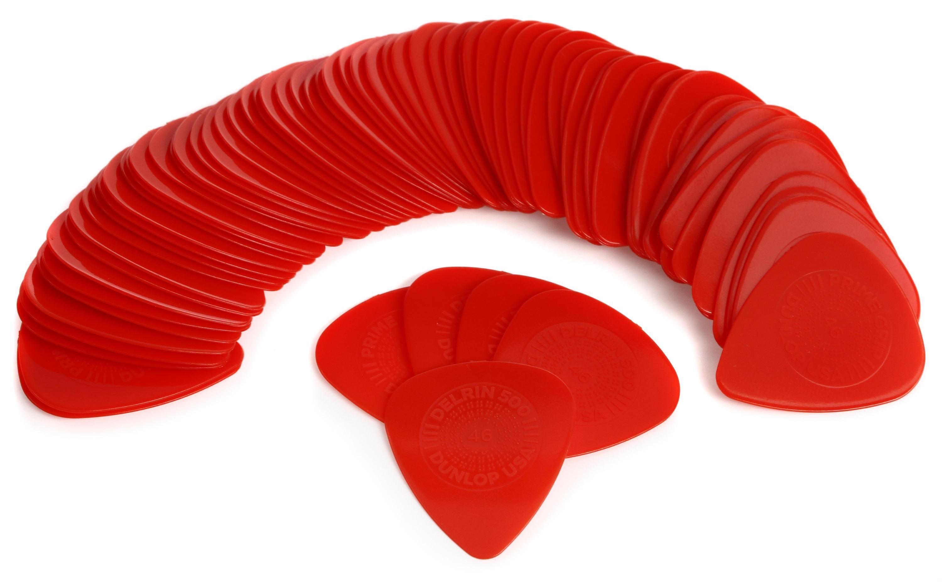 Dunlop Gator Grip Guitar Picks - .58mm Red (72-pack