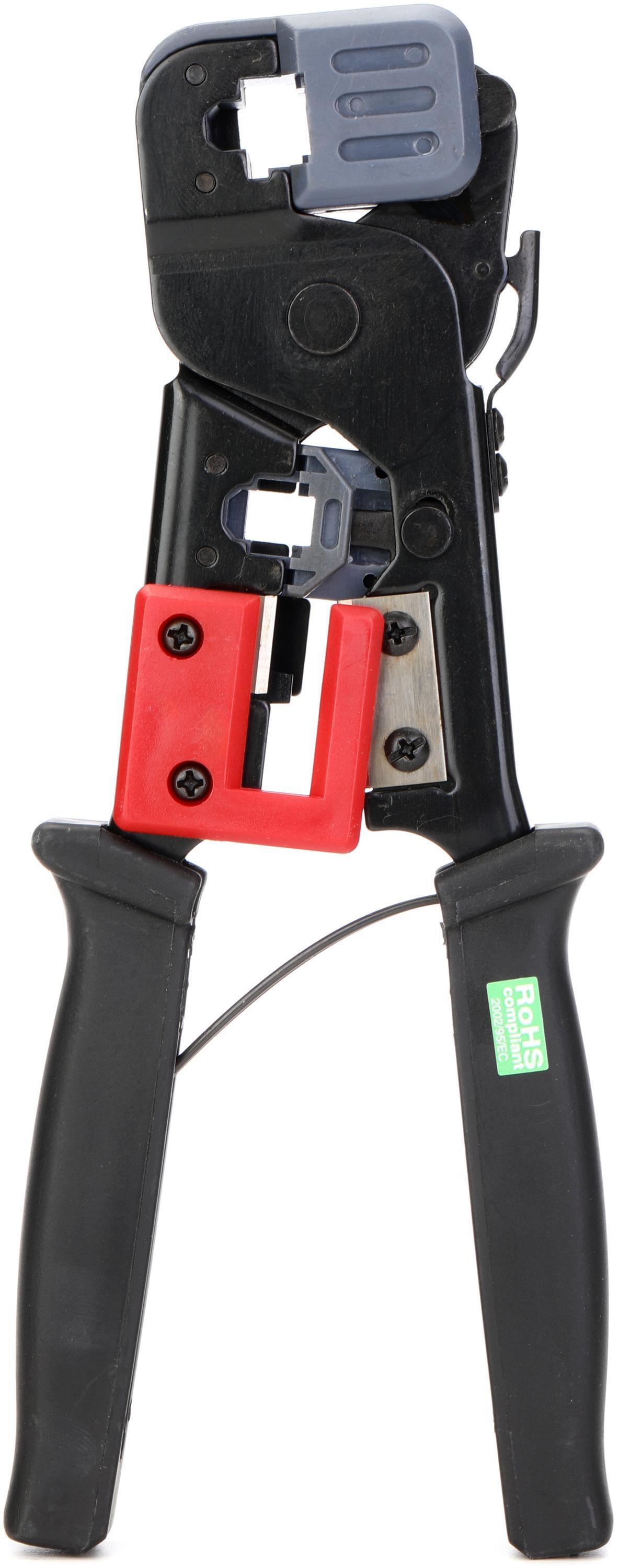 StarTech.com RJ45 RJ11 Crimp Tool with Cable Stripper | Sweetwater