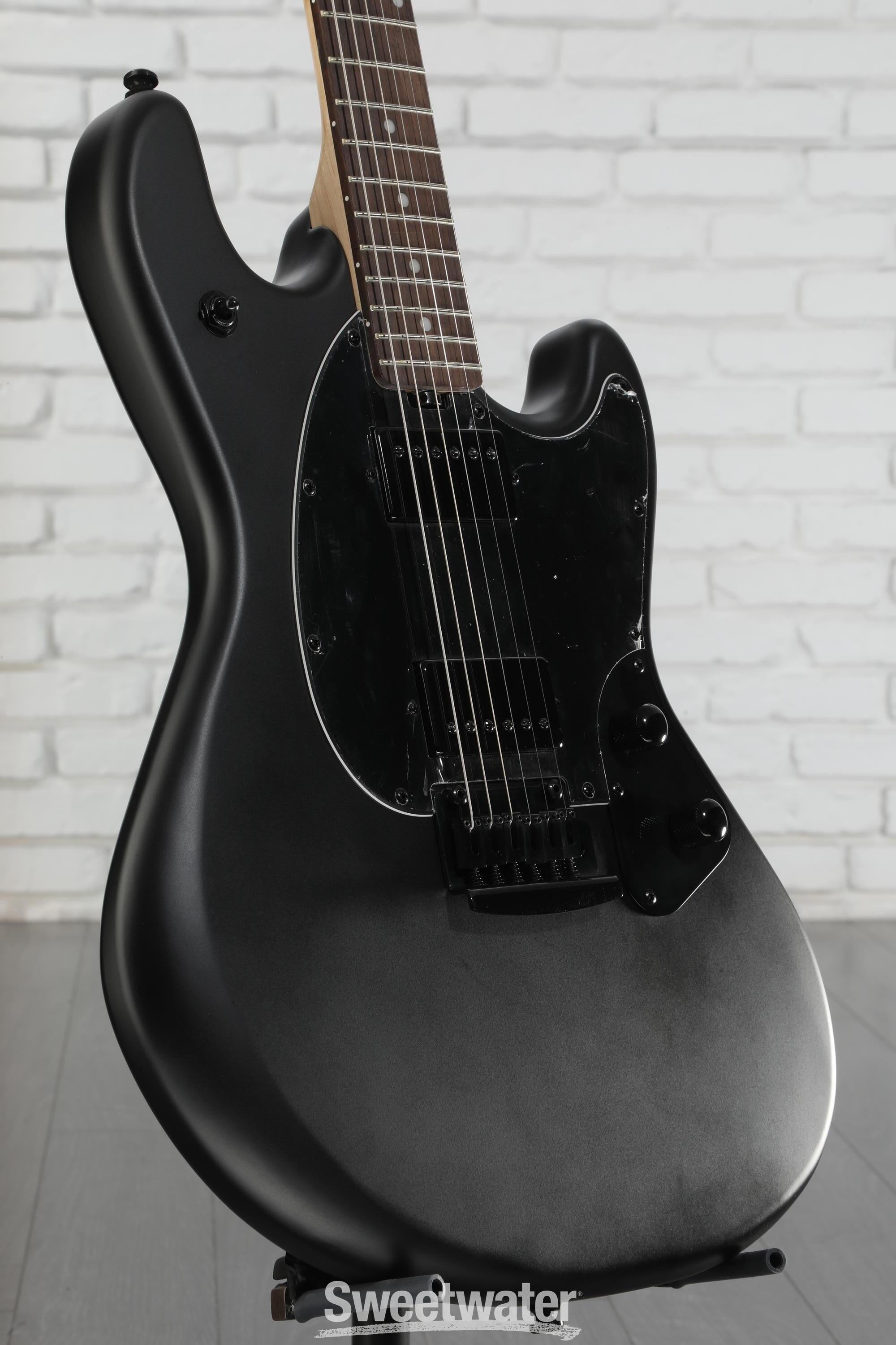ギター ryry Sterling by musicman Stingray Guitar SR30 - stealth black
